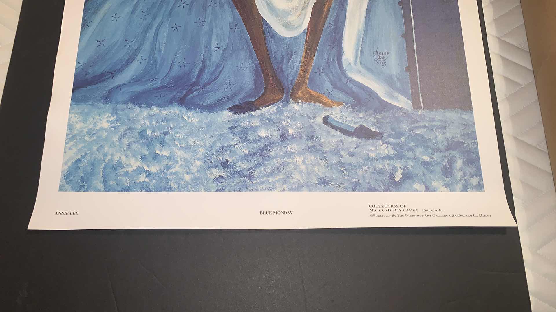 Photo 1 of ARTWORK, VINYL POSTER ANNIE LEE BLUE MONDAY 18” x 24”