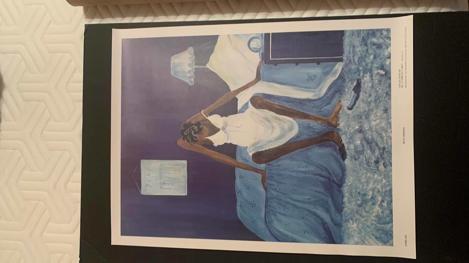 Photo 1 of ARTWORK, VINYL POSTER ANNIE LEE BLUE MONDAY 18” x 24”