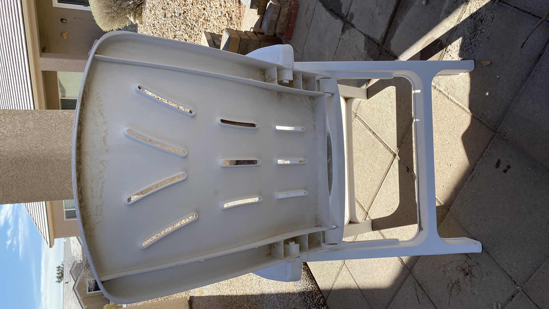 Photo 1 of OUTDOOR PLASTIC ADJUSTABLE HIGH BACK ARM CHAIR