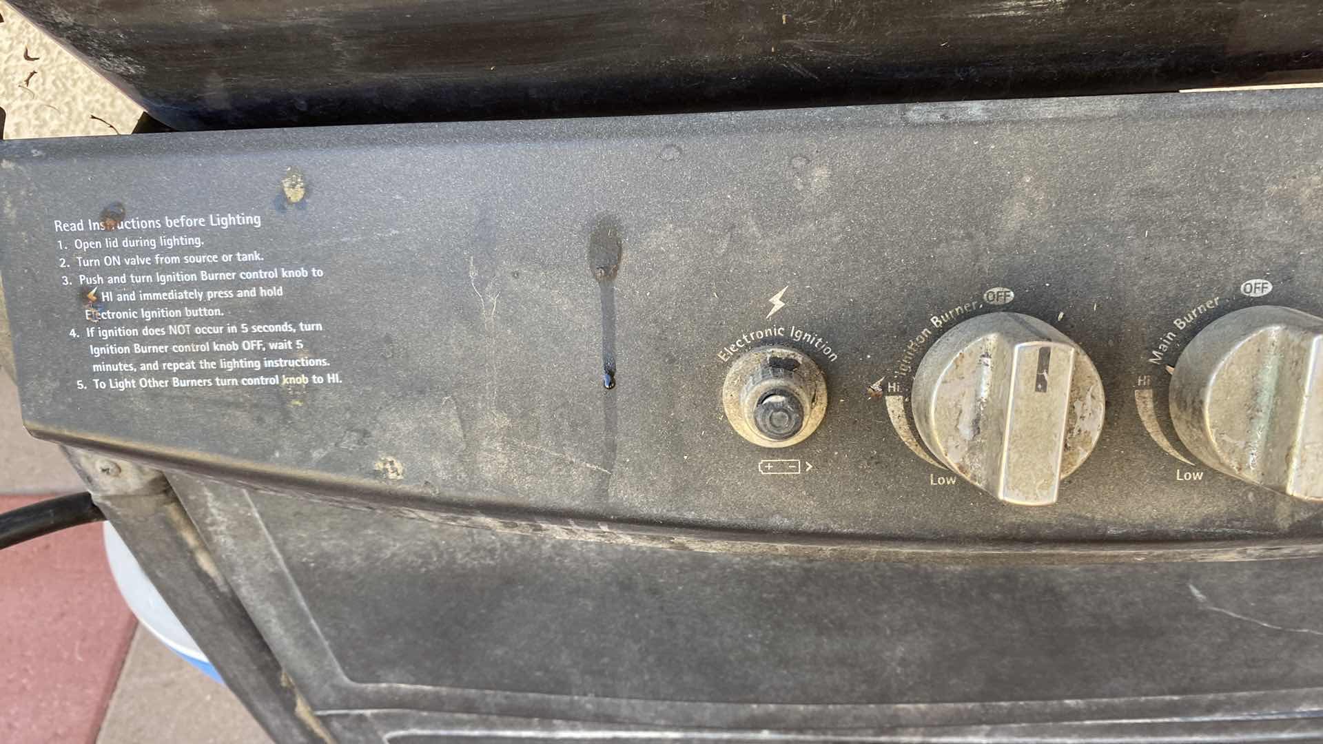 Photo 1 of KENMORE BARBECUE WITH PROPANE TANK AND BURNER ON SIDE, GRILL AREA 28” X 14” COVER INCLUDED