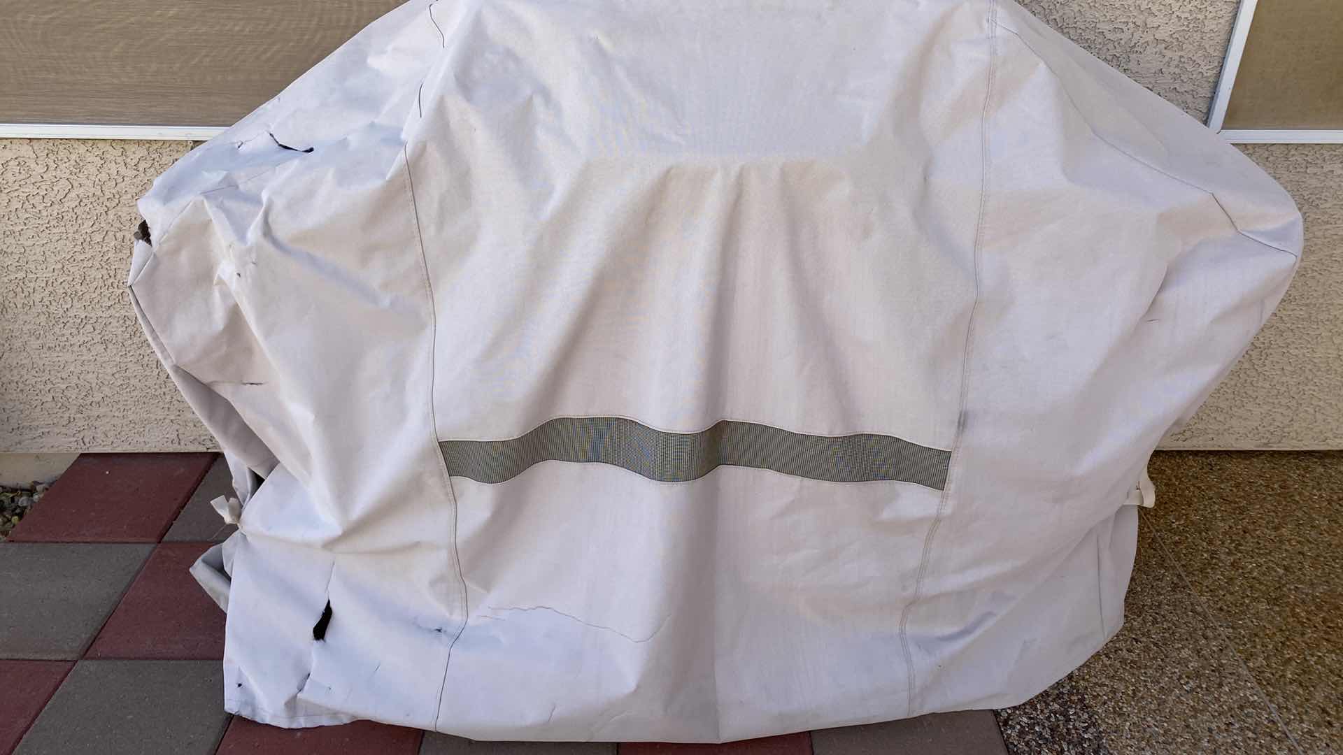 Photo 1 of KENMORE BARBECUE WITH PROPANE TANK AND BURNER ON SIDE, GRILL AREA 28” X 14” COVER INCLUDED