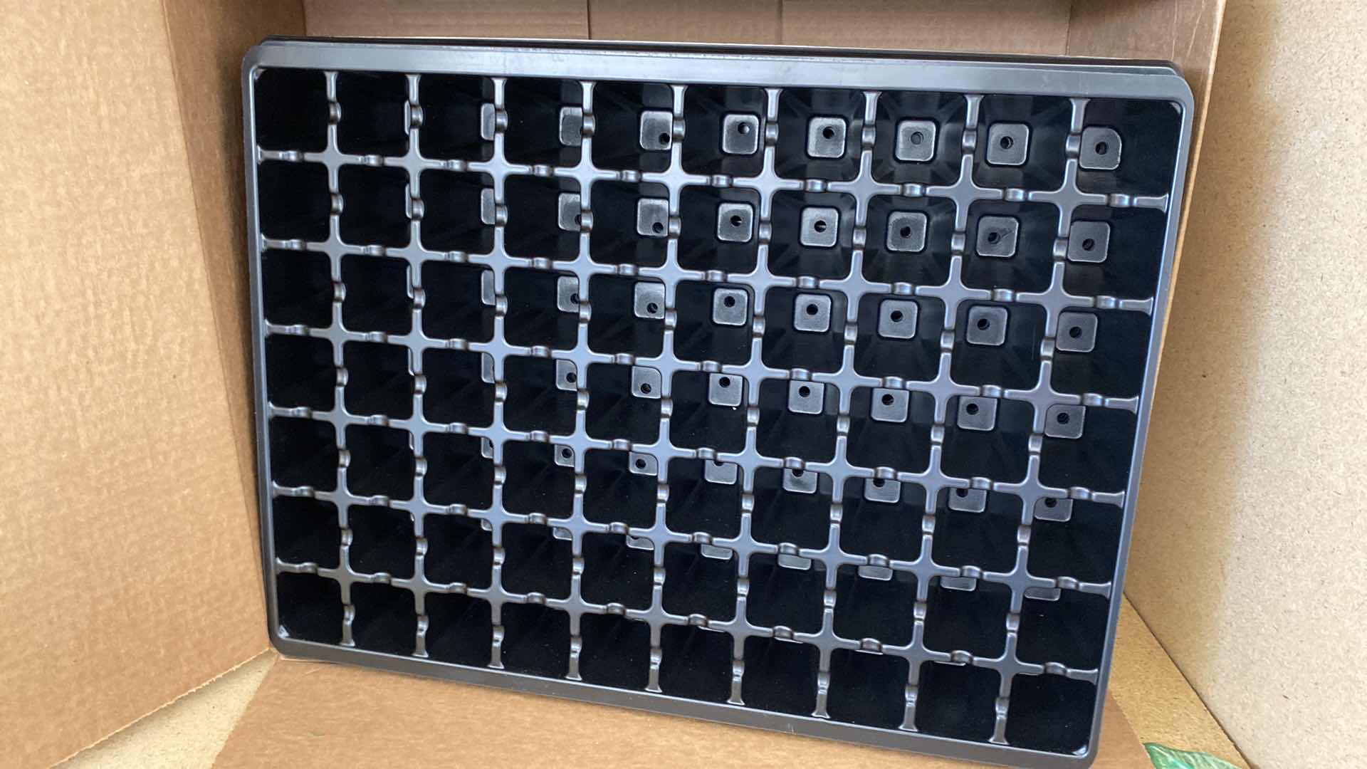 Photo 1 of 2 SHELVES GARAGE CABINET GARDENING 4 SEEDLING TRAYS WITH COVERS AND MORE