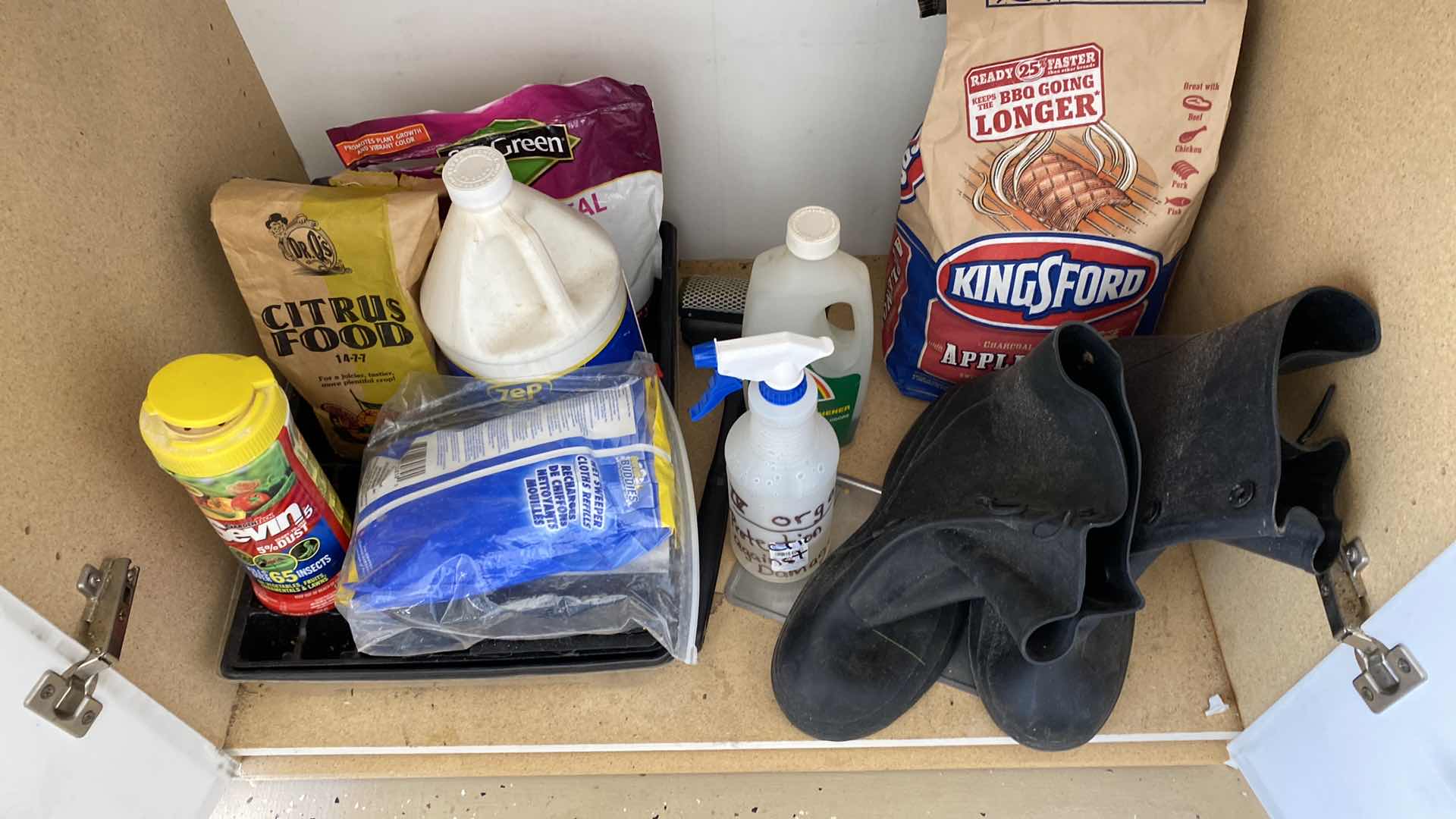 Photo 1 of 2 SHELVES GARAGE CABINET GARDENING 4 SEEDLING TRAYS WITH COVERS AND MORE