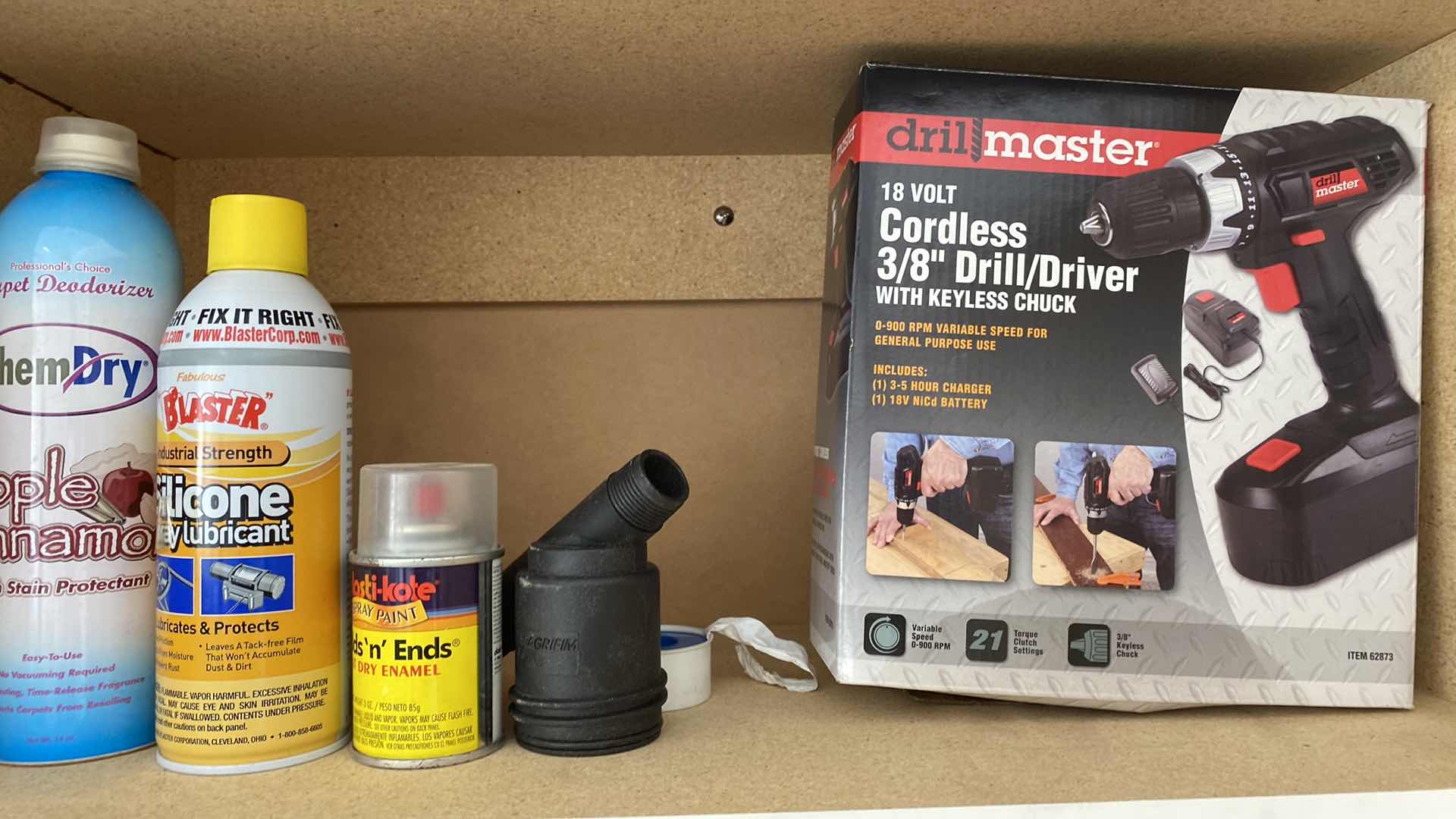 Photo 1 of CONTENTS 2 SHELVES GARAGE CABINET