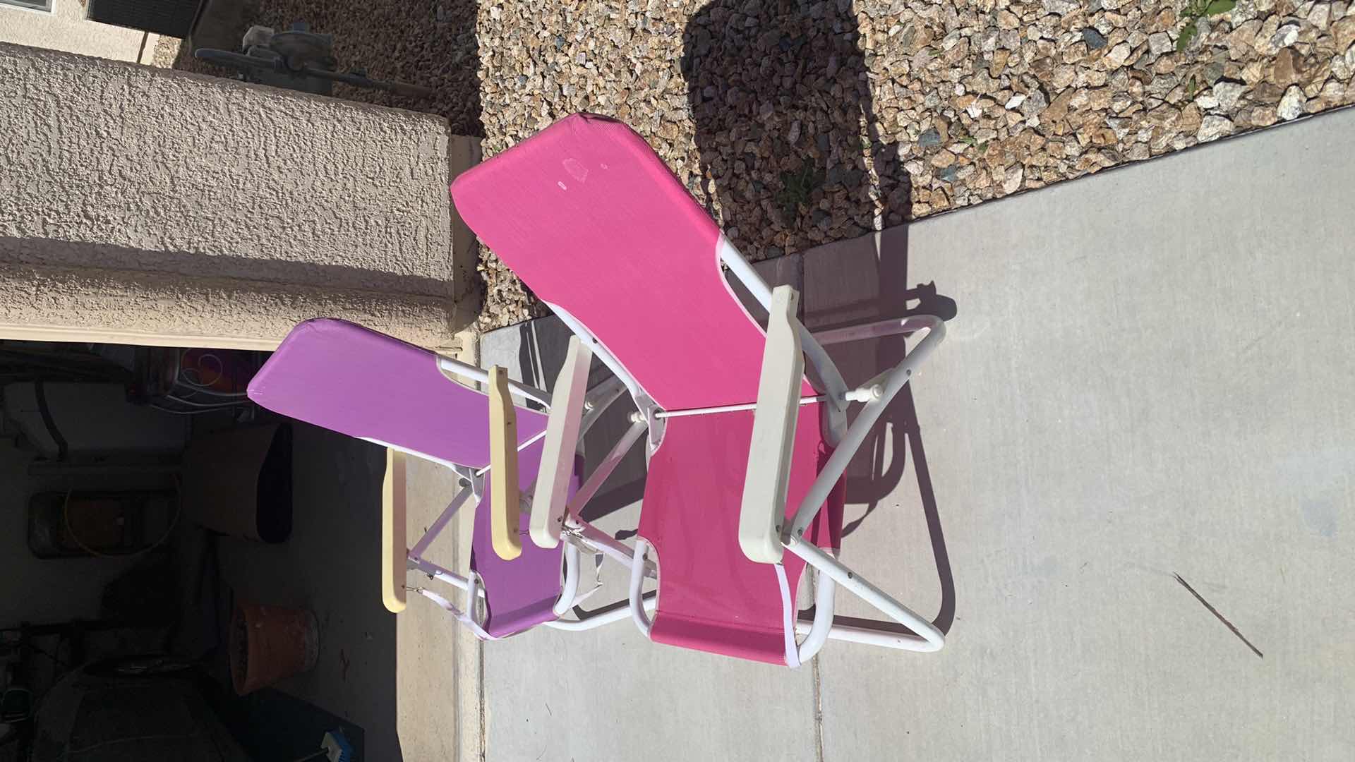 Photo 1 of TWO RECLINABLE BEACH CHAIRS