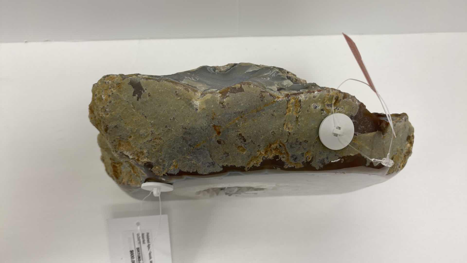 Photo 1 of POLISHED AGATE GEODE 8” X 3” H6” 