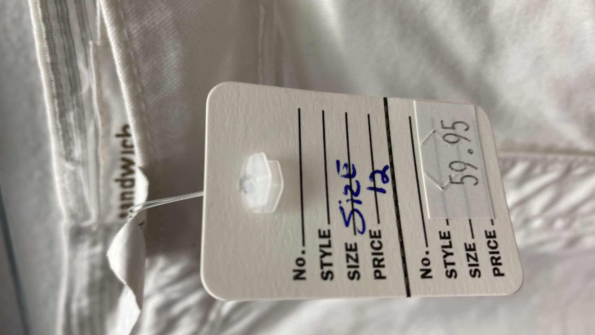 Photo 1 of NWT WOMEN’S SIZE 12 (42) SANDWICH COTTON PANTS 