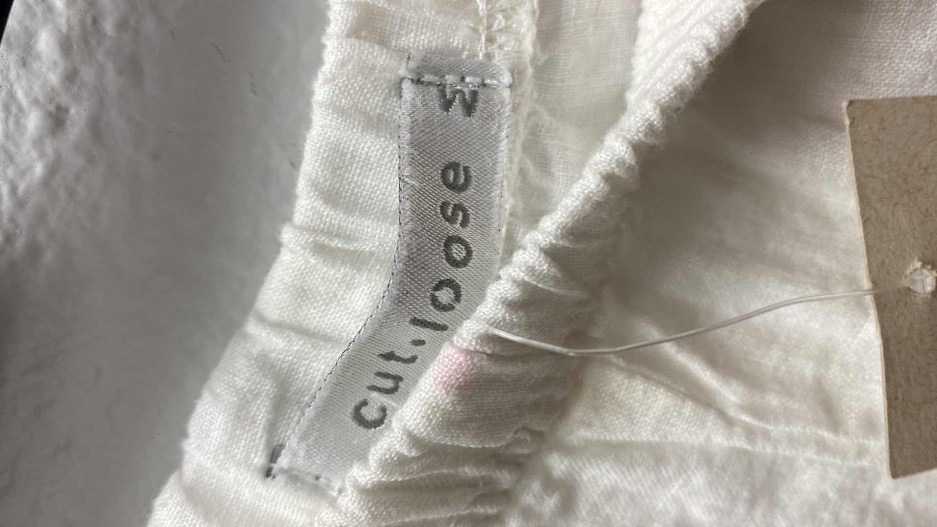 Photo 1 of NWT WOMENS SIZE M CUT LOOSE GAUZE CROP PANTS 