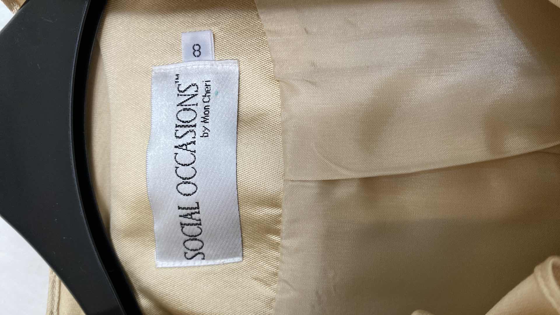 Photo 1 of NWT WOMEN’S SIZE 8 MON CHERI DRESS WITH CROP JACKET 