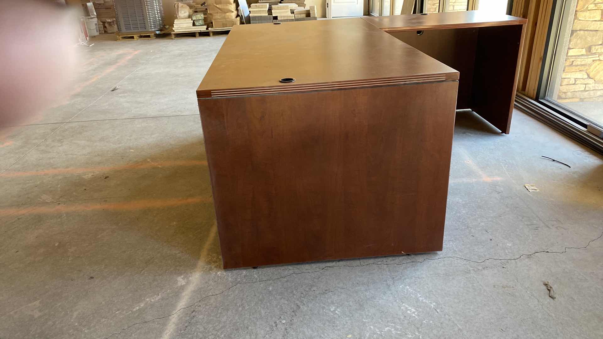 Photo 1 of 3 DRAWER DESK WITH RETURN 71 x 36 x H29, RETURN 35" x 24" H29"