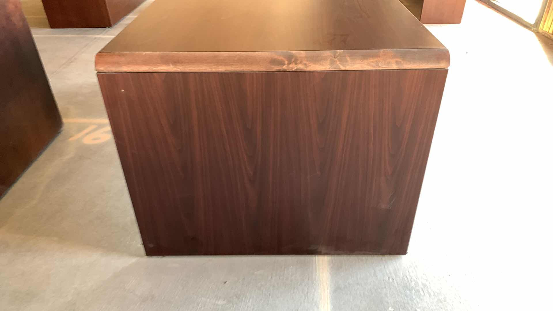 Photo 1 of 4 DRAWER WOOD EXECUTIVE DESK 72 x 37 x H 29