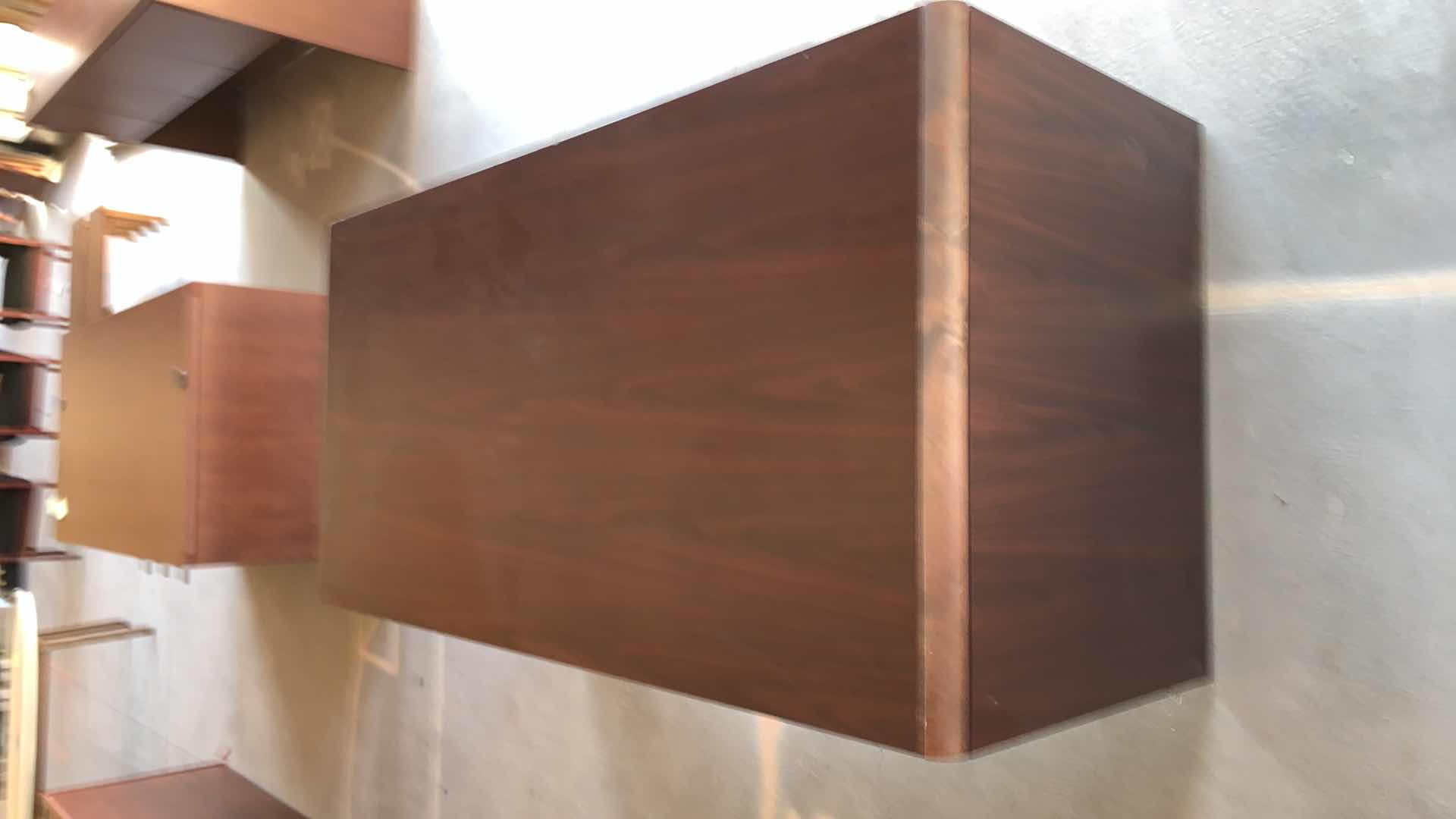 Photo 1 of 4 DRAWER WOOD EXECUTIVE DESK 72 x 37 x H 29