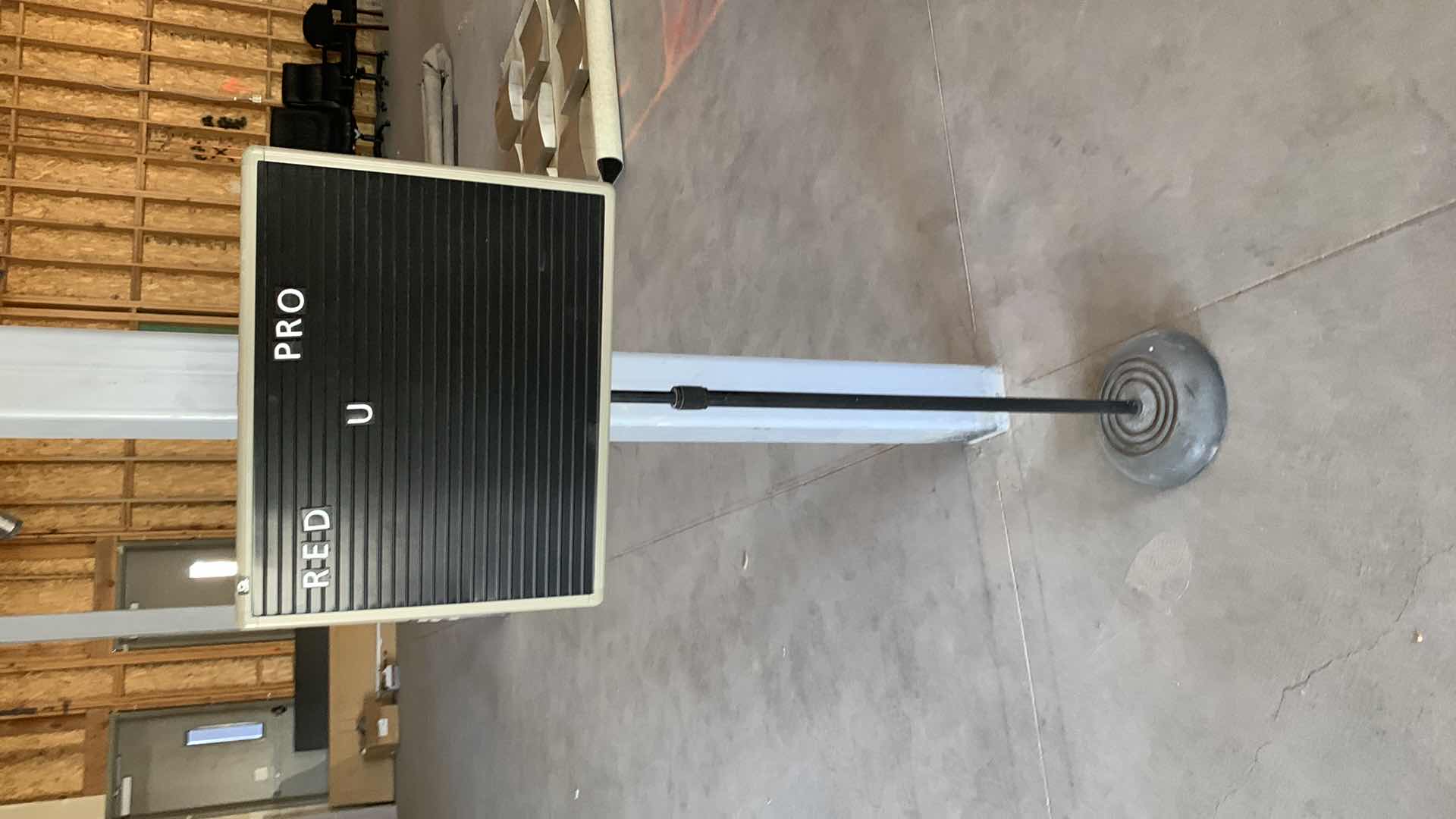 Photo 1 of ADJUSTABLE HEIGHT MAGNETIC BUSINESSES SIGN