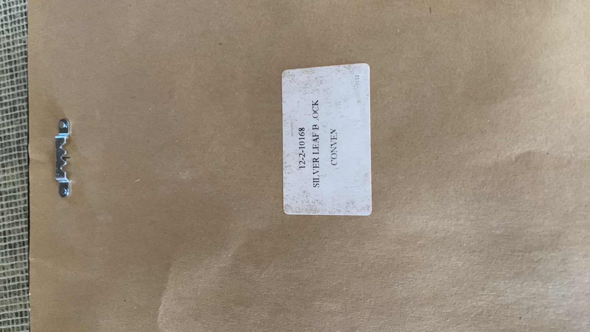 Photo 1 of WALL DECOR, 9- 14 x 14 CONVEX AND CONCAVE SILVER LEAF BLOCKS