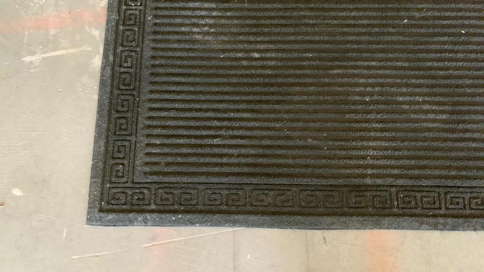 Photo 1 of 5 x 3 BLACK OUTDOOR CARPETED MAT