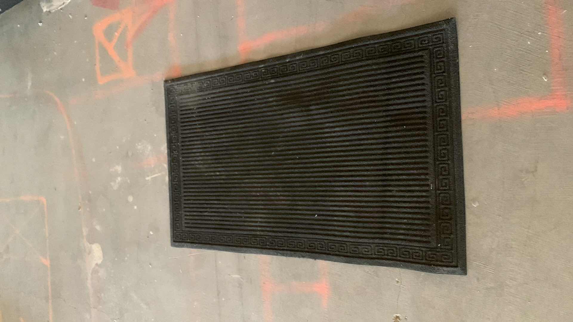 Photo 1 of 5 x 3 BLACK OUTDOOR CARPETED MAT