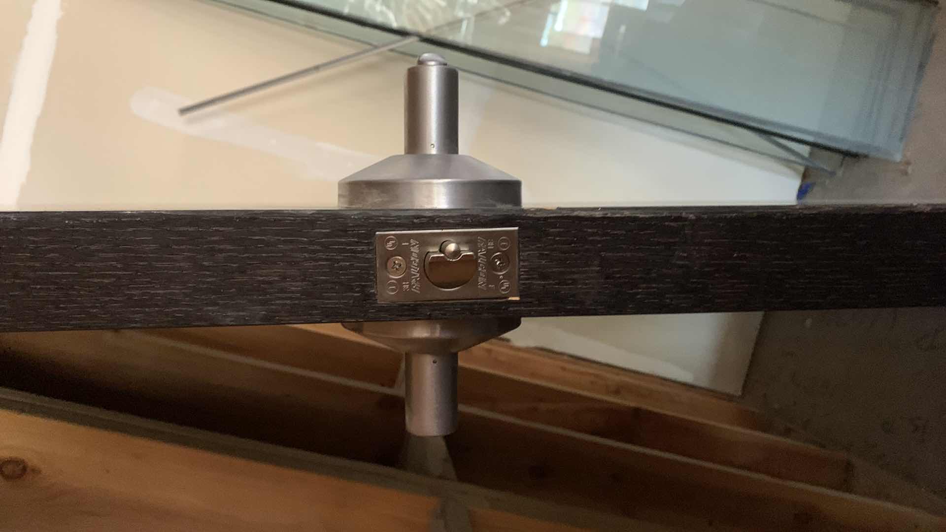 Photo 1 of BLACK WOOD GRAINED DOOR 
8' x 3'