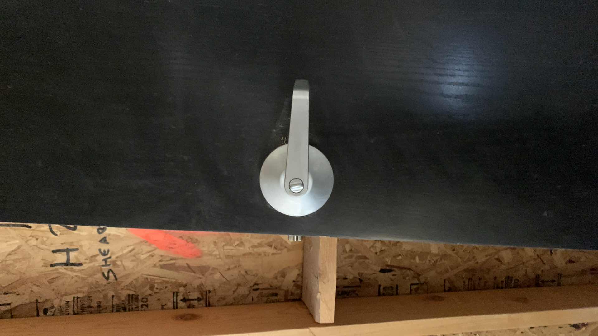 Photo 1 of BLACK WOOD GRAINED DOOR 
8 FEET BY 3 FEET