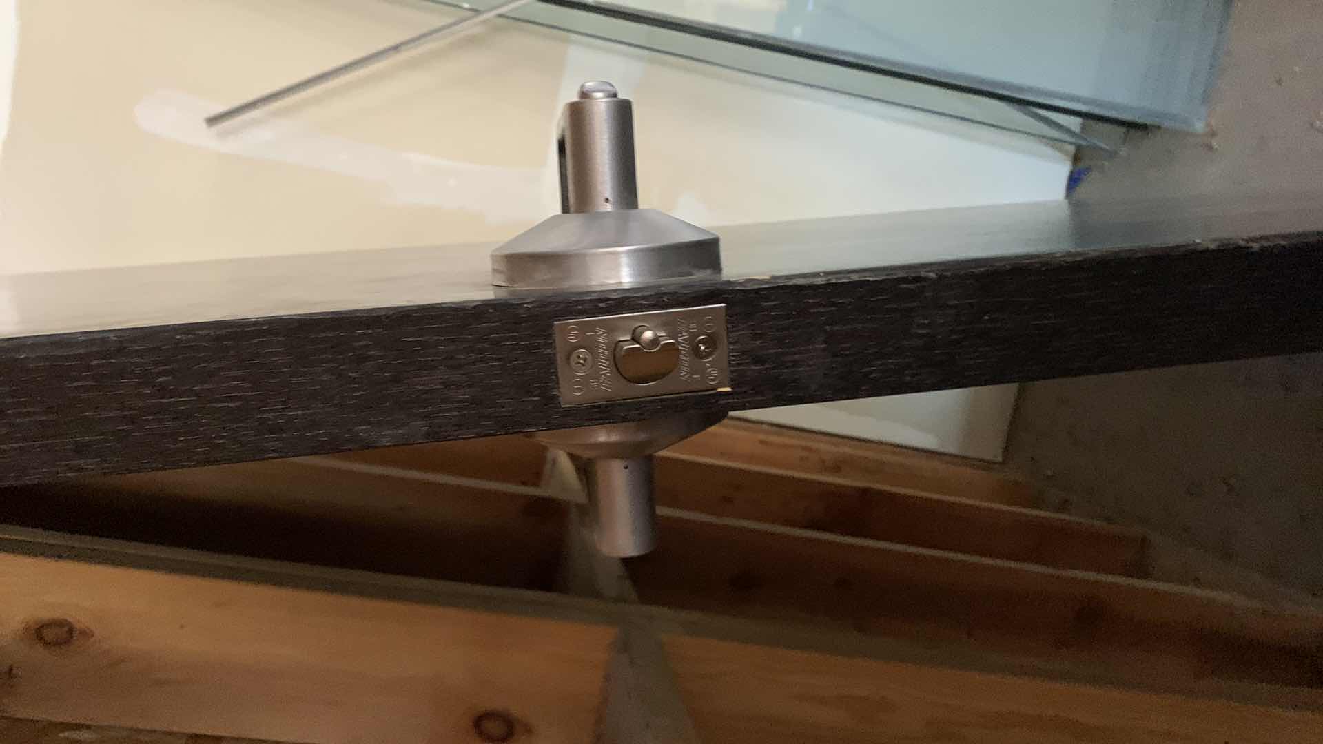 Photo 1 of BLACK WOOD GRAINED DOOR 
8 FEET BY 3 FEET