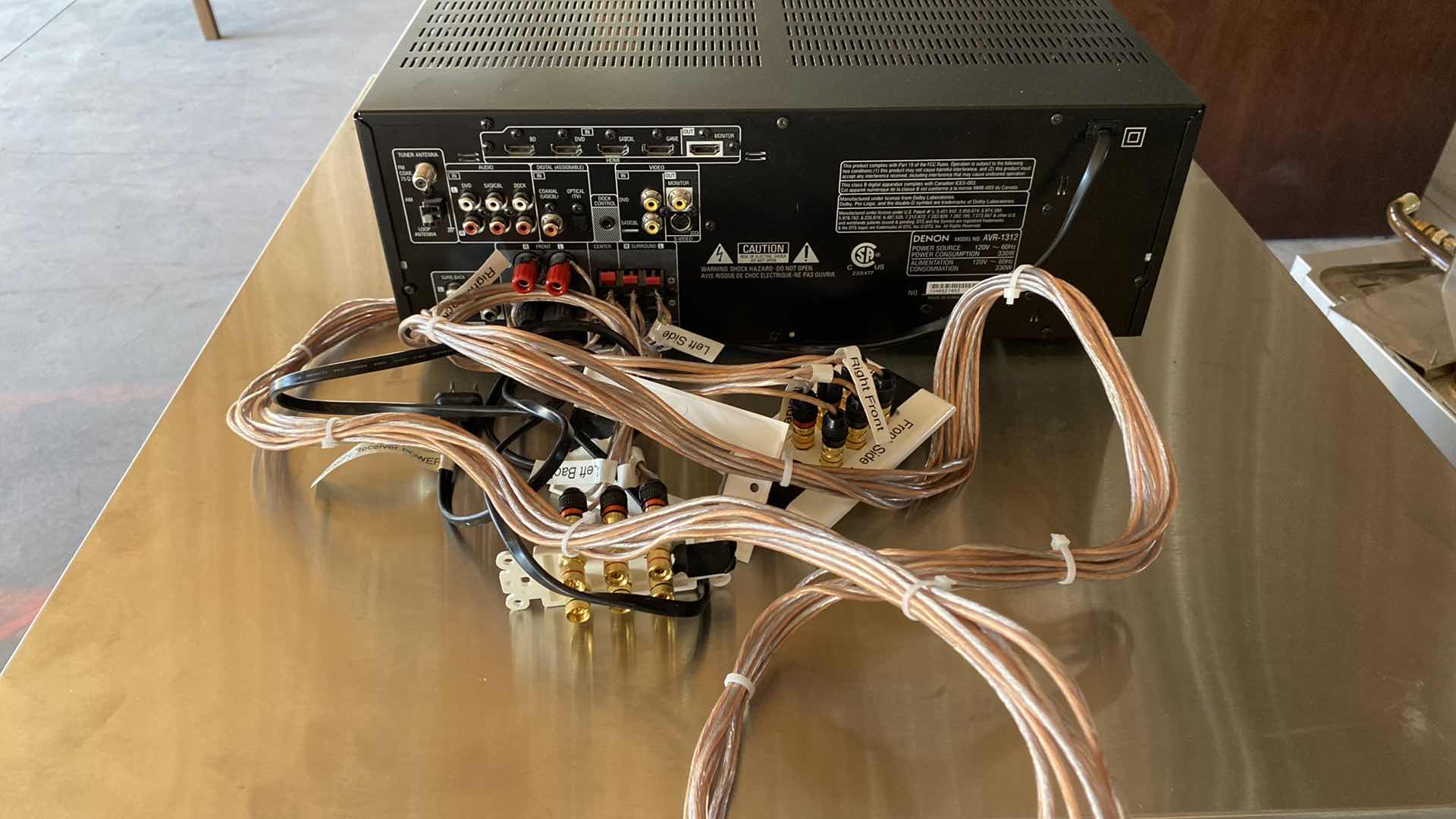 Photo 5 of DENON RECEIVER AVR-1312