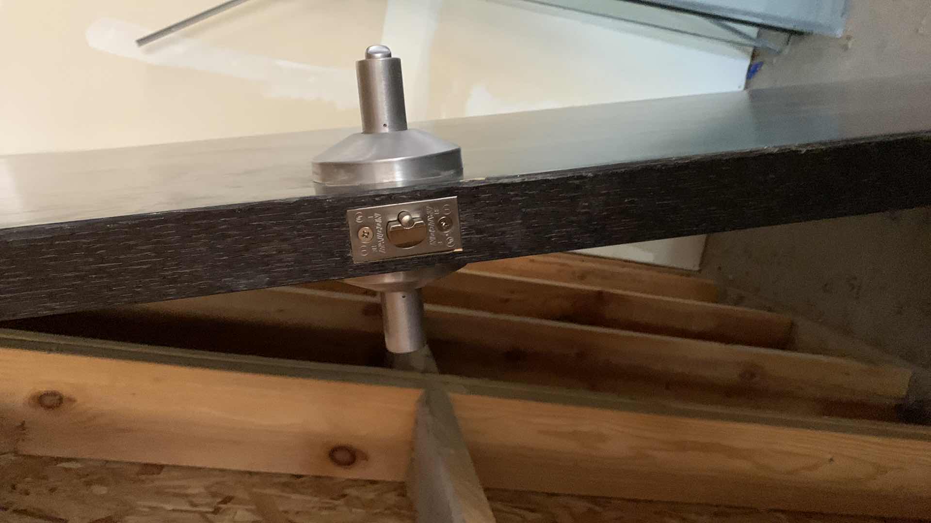 Photo 1 of BLACK WOOD GRAINED DOOR 
8' x 3'