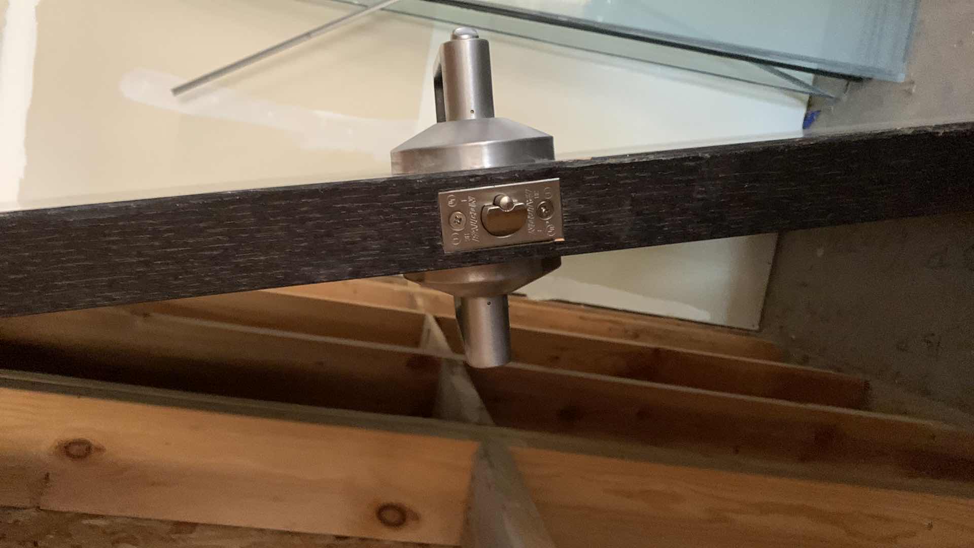 Photo 1 of BLACK WOOD GRAINED DOOR 
8'x3'