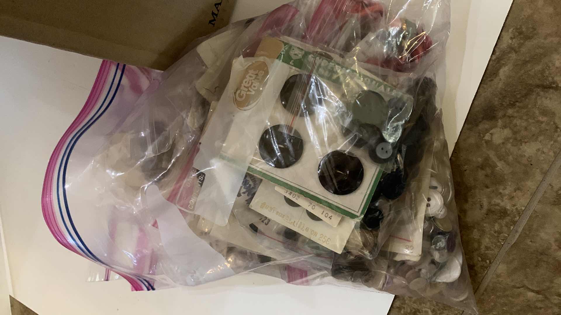 Photo 2 of BOX OF CRAFT SUPPLIES