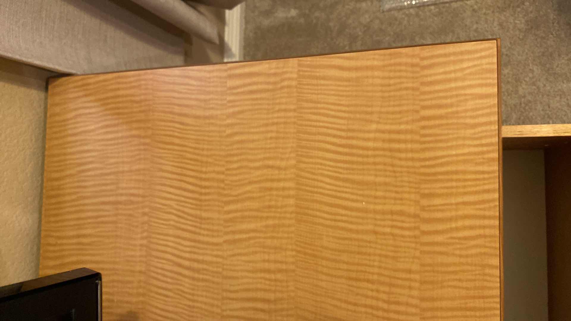 Photo 4 of 4 DRAWER TV STAND WITH SWIVEL TOP AND AND INSERT COMPONENT BOX. ELECTRONICS NOT INCLUDED. 72" X 22" H24"