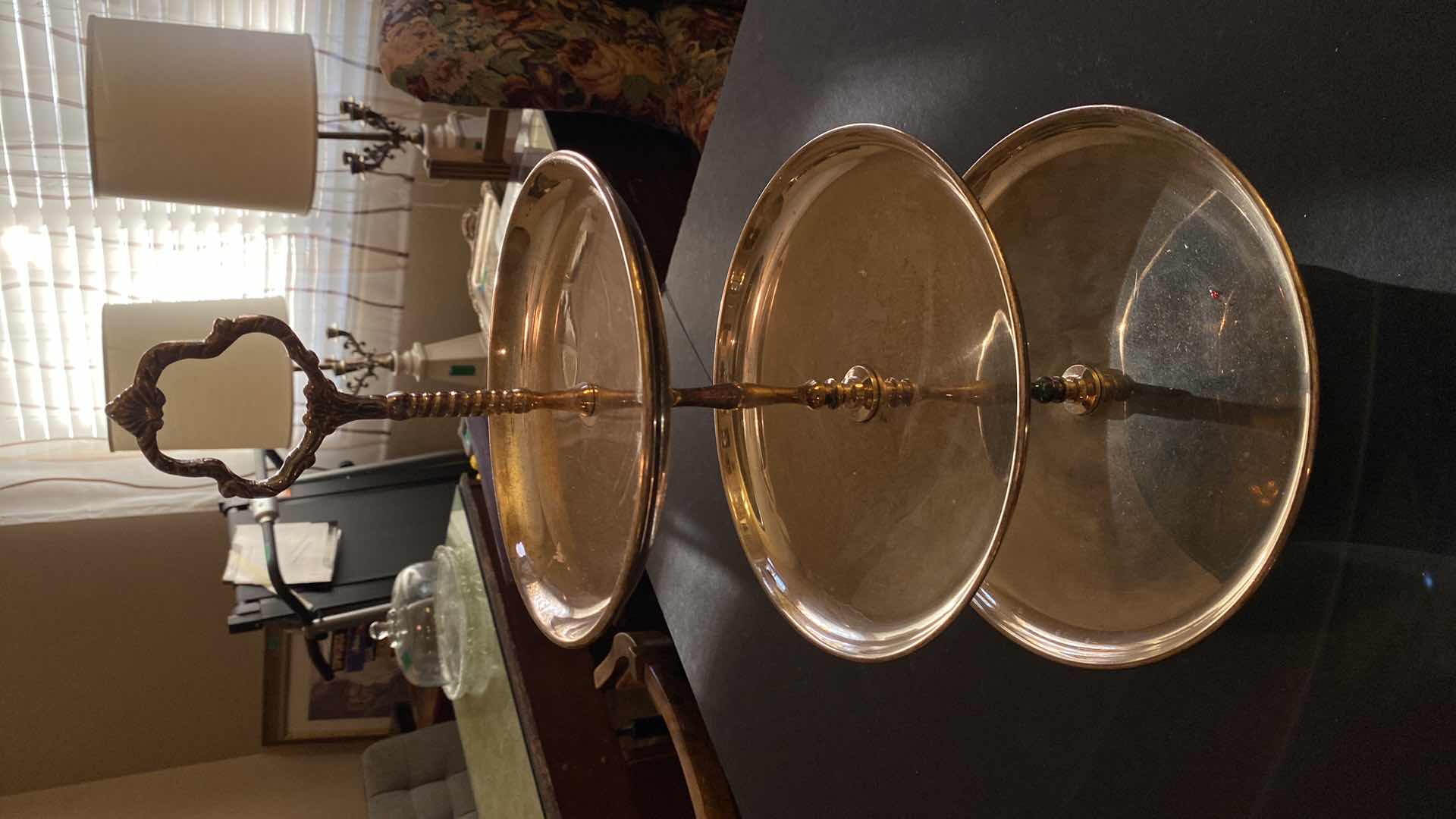 Photo 1 of 3 TIER SILVERPLATE SERVER H21in