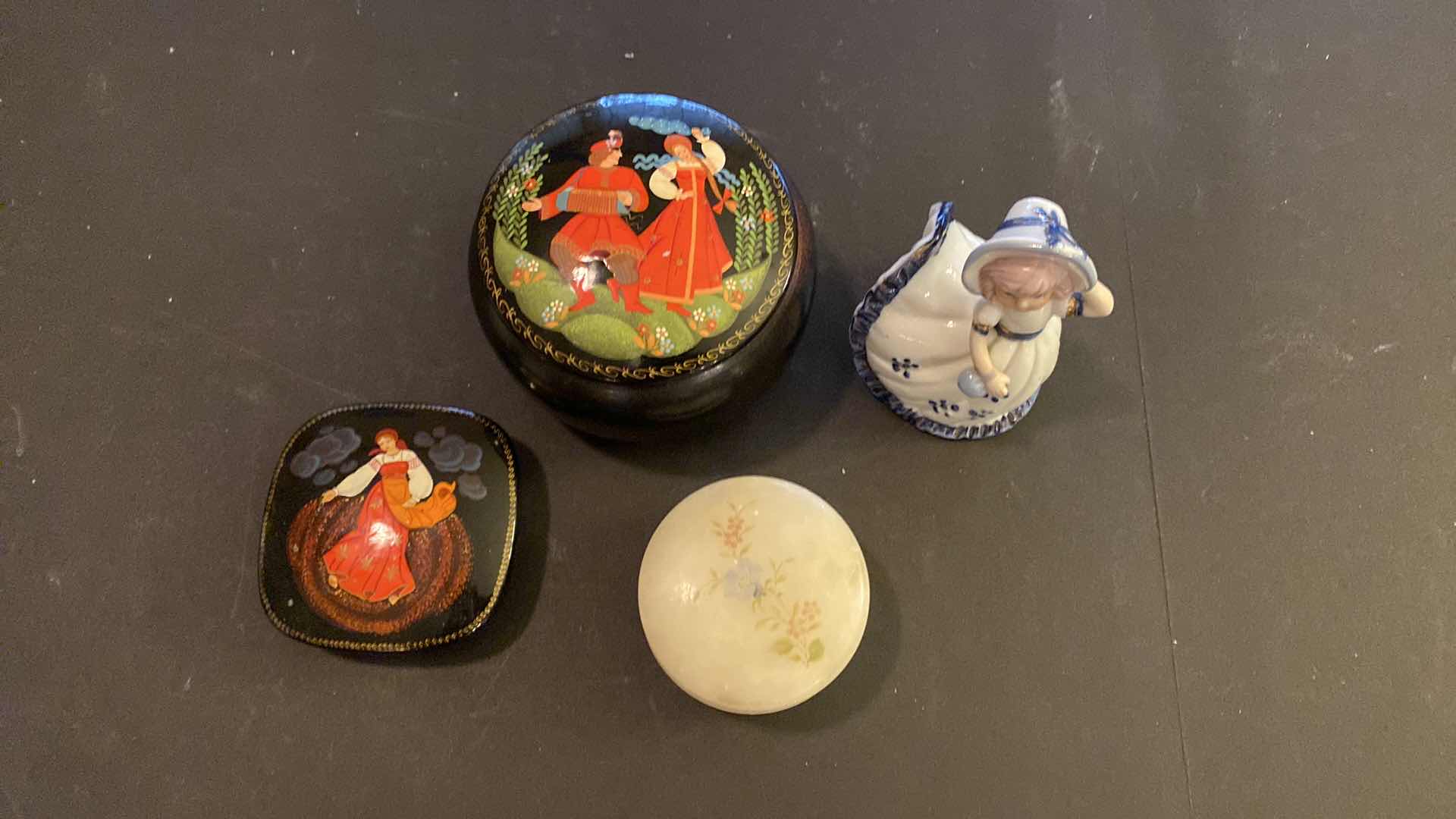 Photo 2 of 3 BOXES AND 1 PORCELAIN FIGURINE H5