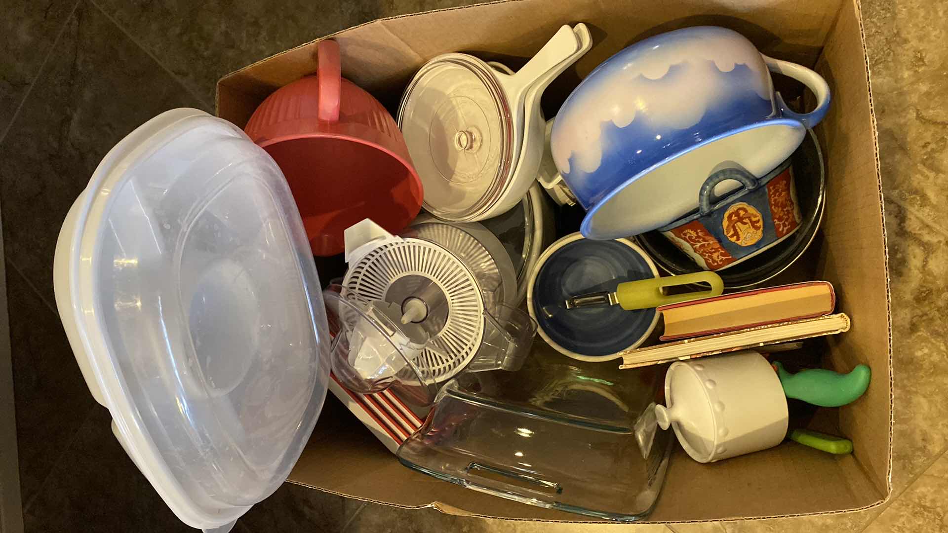 Photo 1 of BOX OF ASSORTED KITCHEN ITEMS