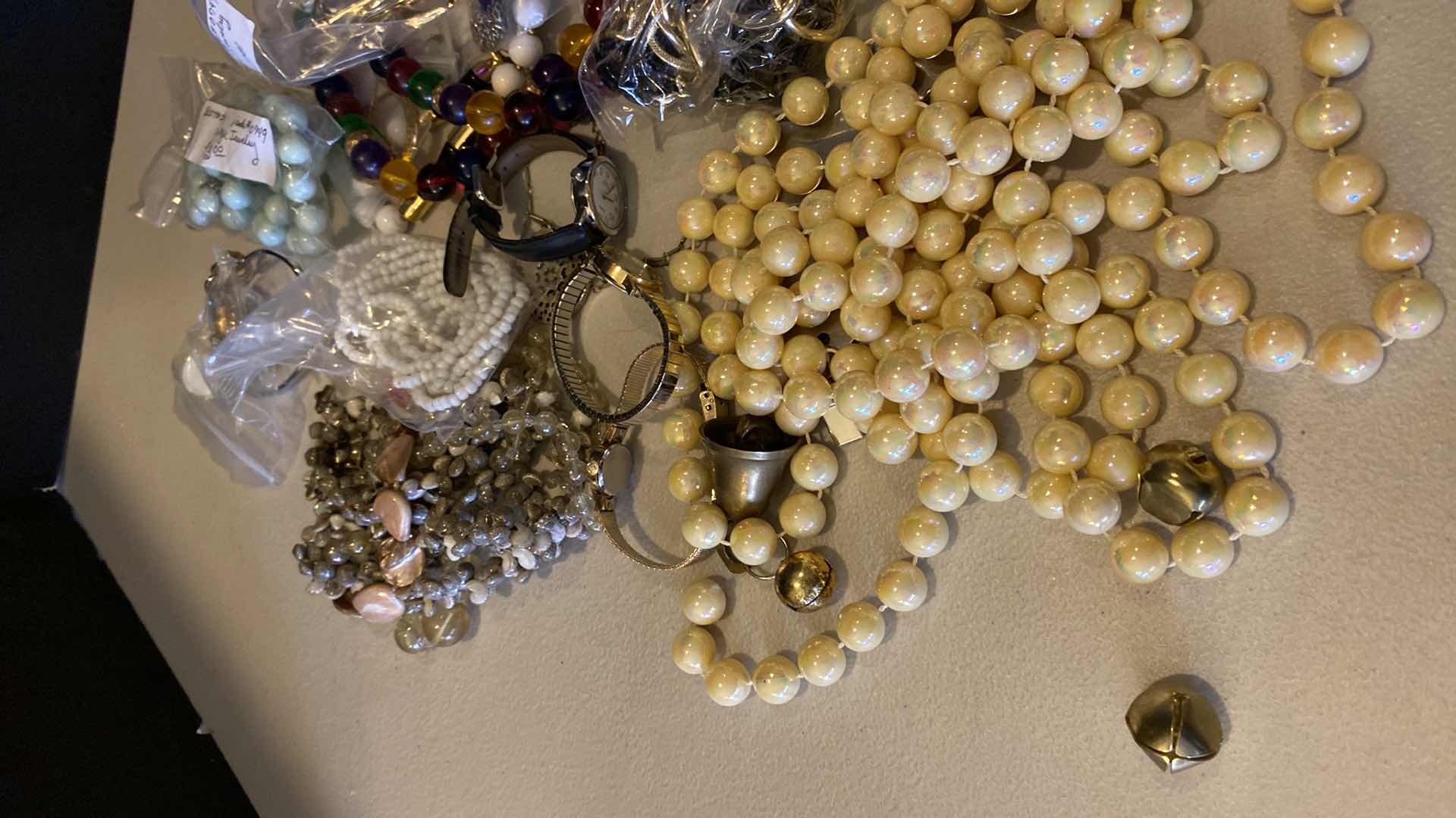 Photo 1 of BOX OF ASSORTED COSTUME JEWELRY