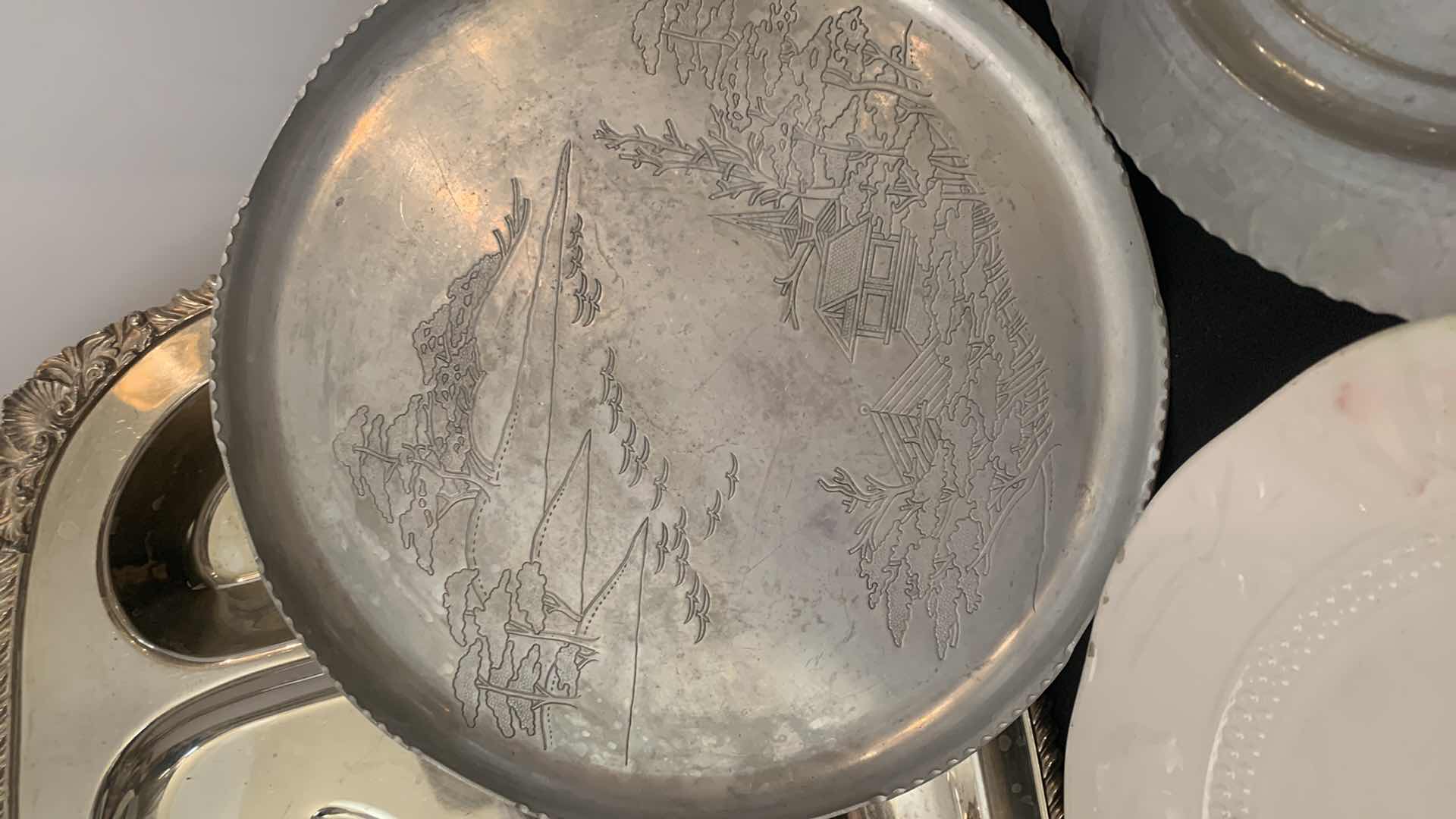 Photo 1 of 8 PIECE HOME COLLECTIBLES, TRAYS, PLATTERS AND MORE