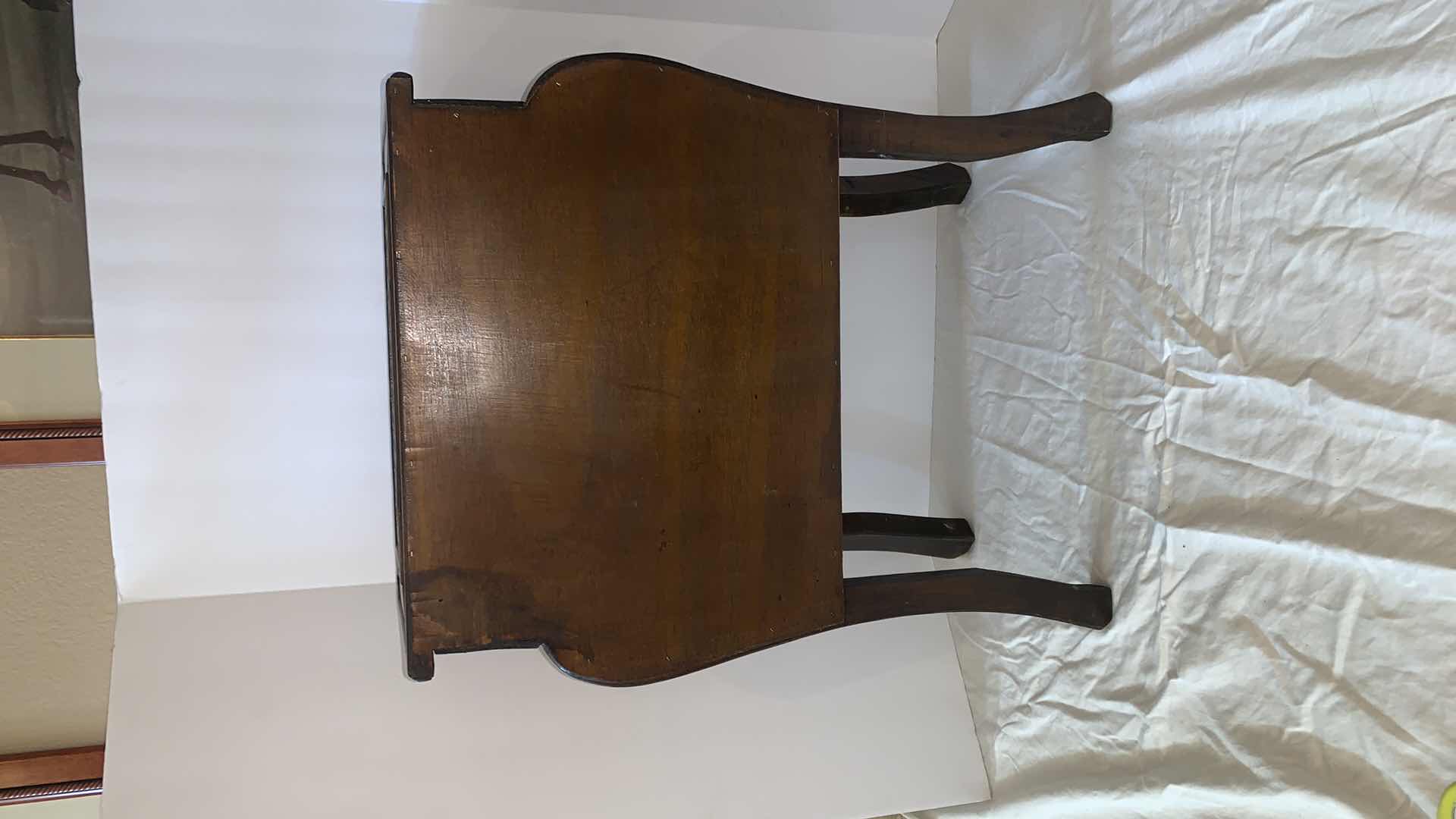 Photo 1 of BOMBAY STYLE 2-DRAWER CONSOLE TABLE, WOOD AND METAL 20” x 13” x H 25.25”