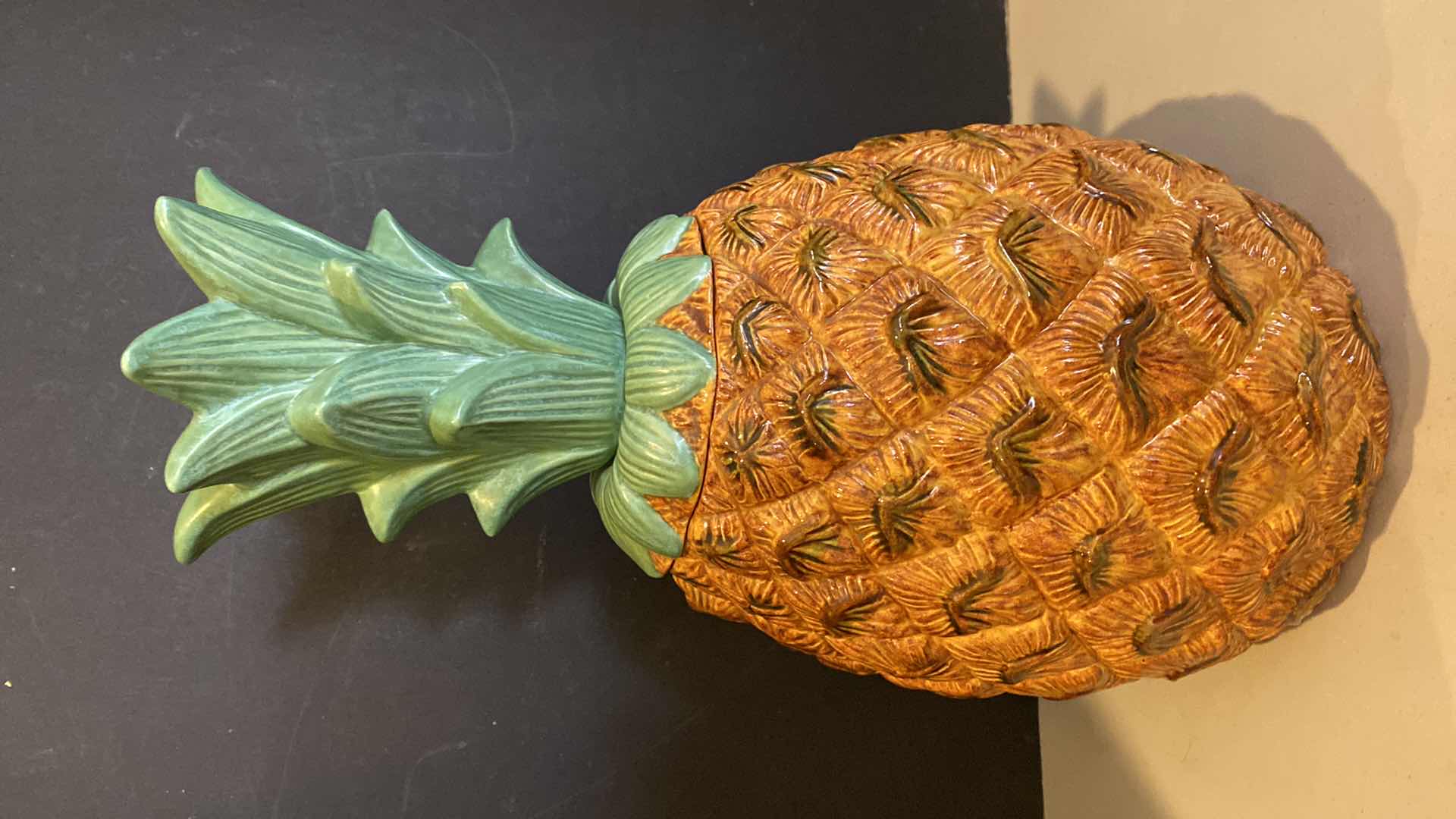 Photo 1 of CERAMIC PINEAPPLE COOKIE JAR H17