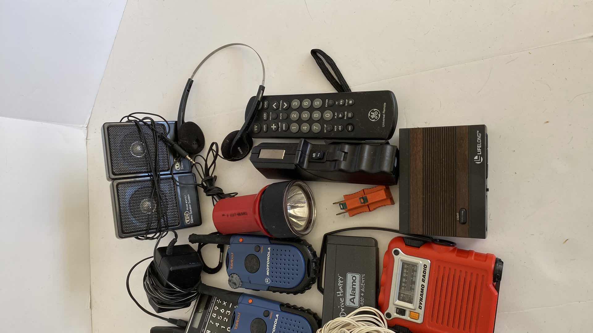 Photo 1 of ASSORTED ELECTRONIC ITEMS SONY MOTOROLA POLAROID