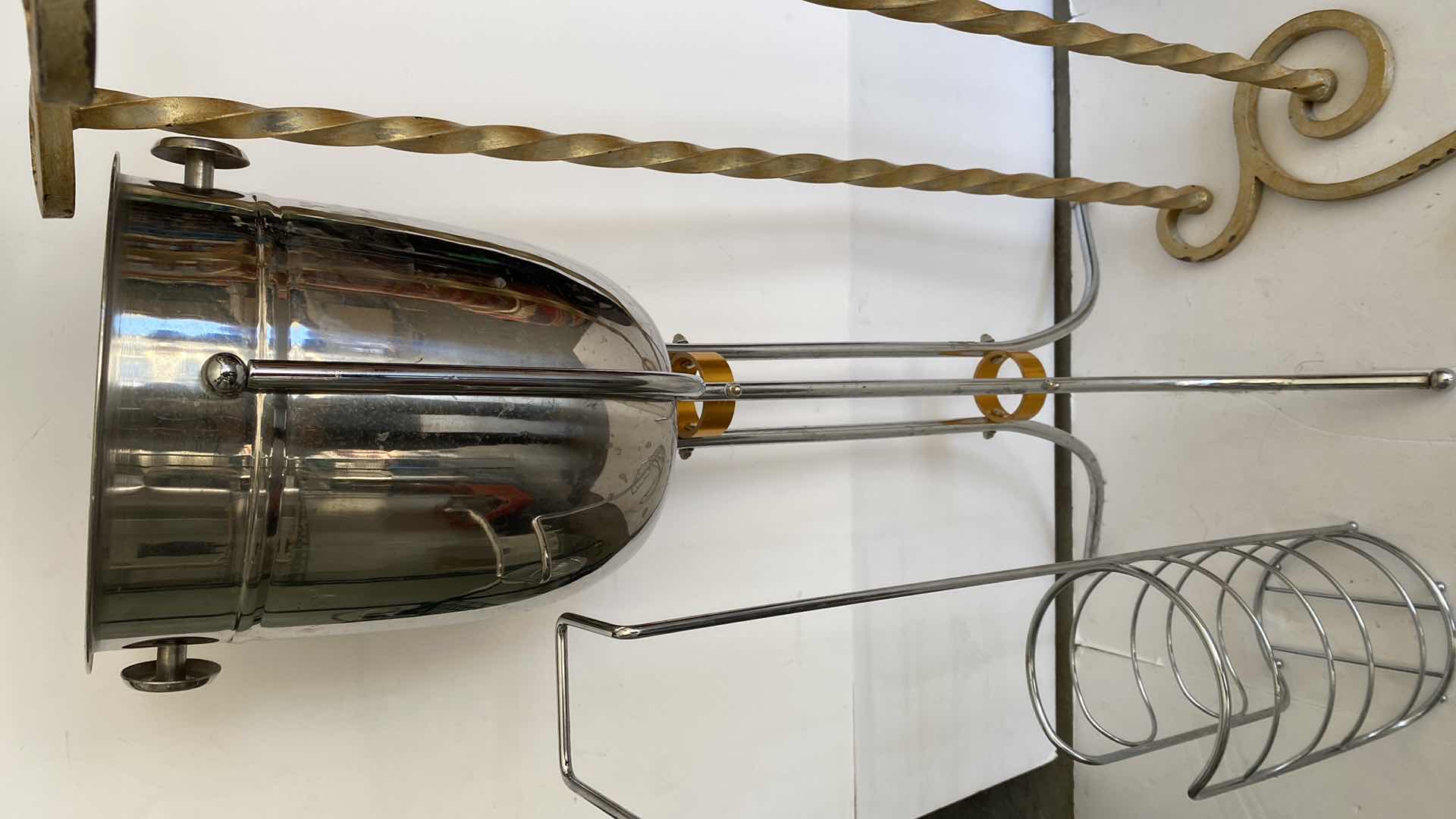 Photo 1 of CHAMPAGNE CHILLER, TOILET PAPER HOLDER AND SHOE RACK