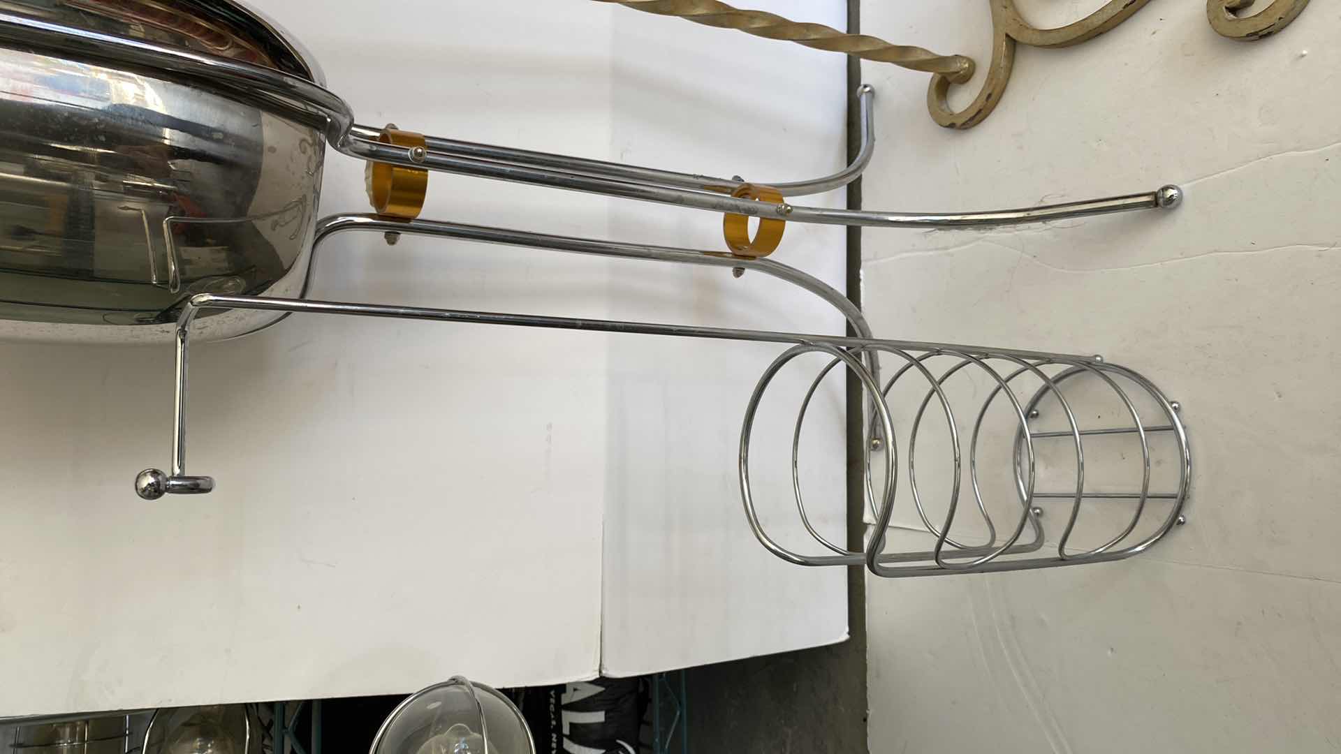 Photo 1 of CHAMPAGNE CHILLER, TOILET PAPER HOLDER AND SHOE RACK