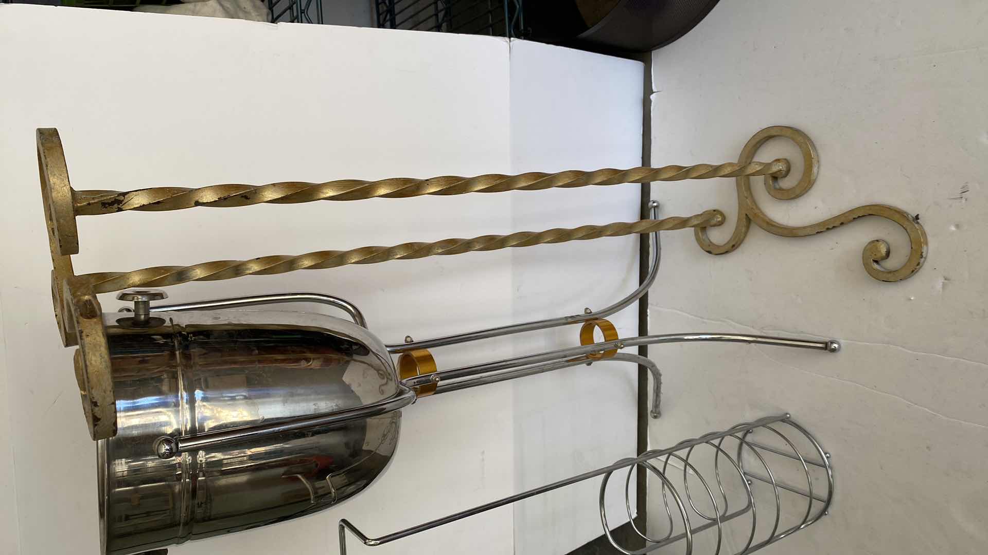 Photo 1 of CHAMPAGNE CHILLER, TOILET PAPER HOLDER AND SHOE RACK