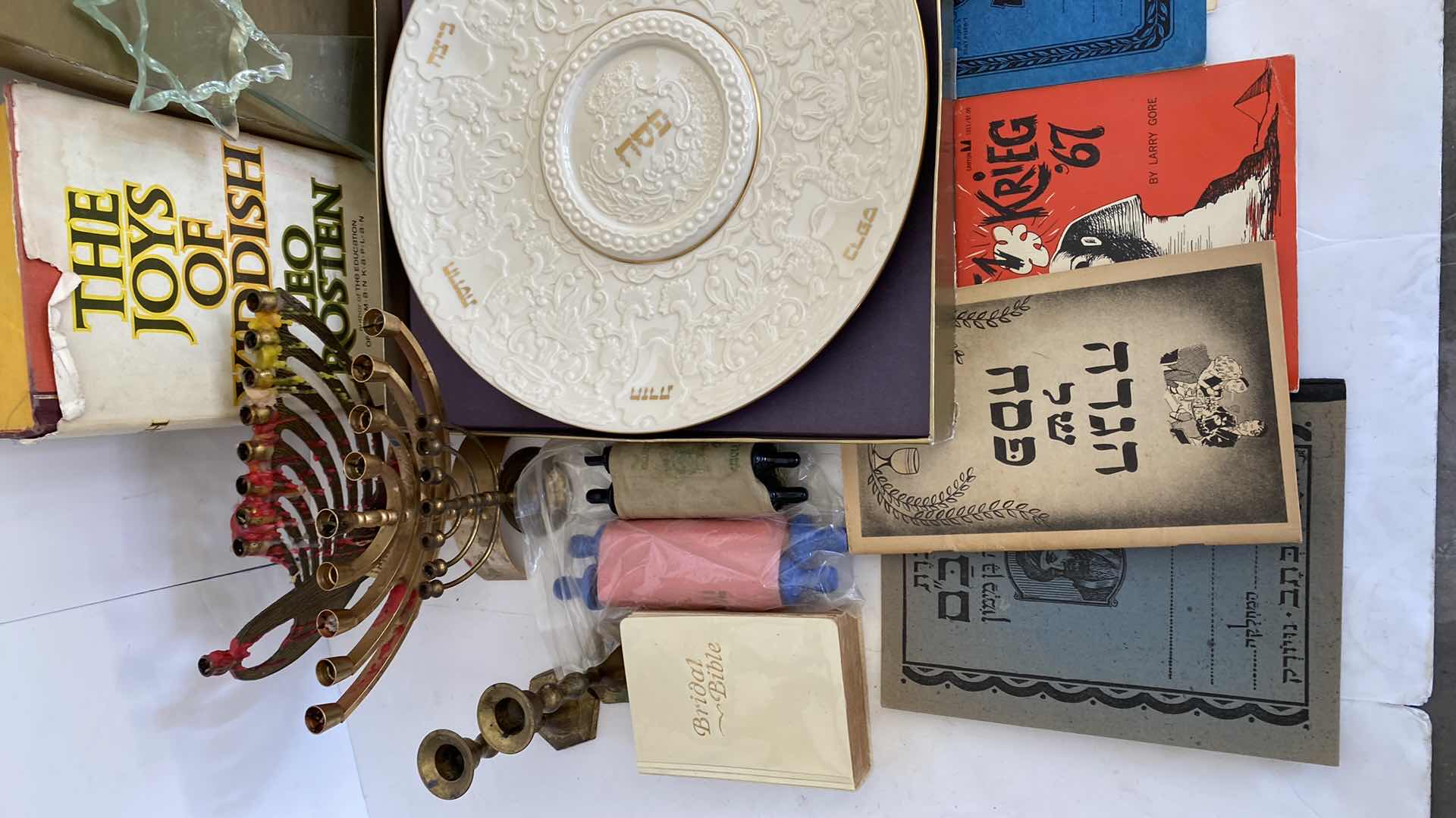 Photo 1 of ASSORTED JEWISH ITEMS