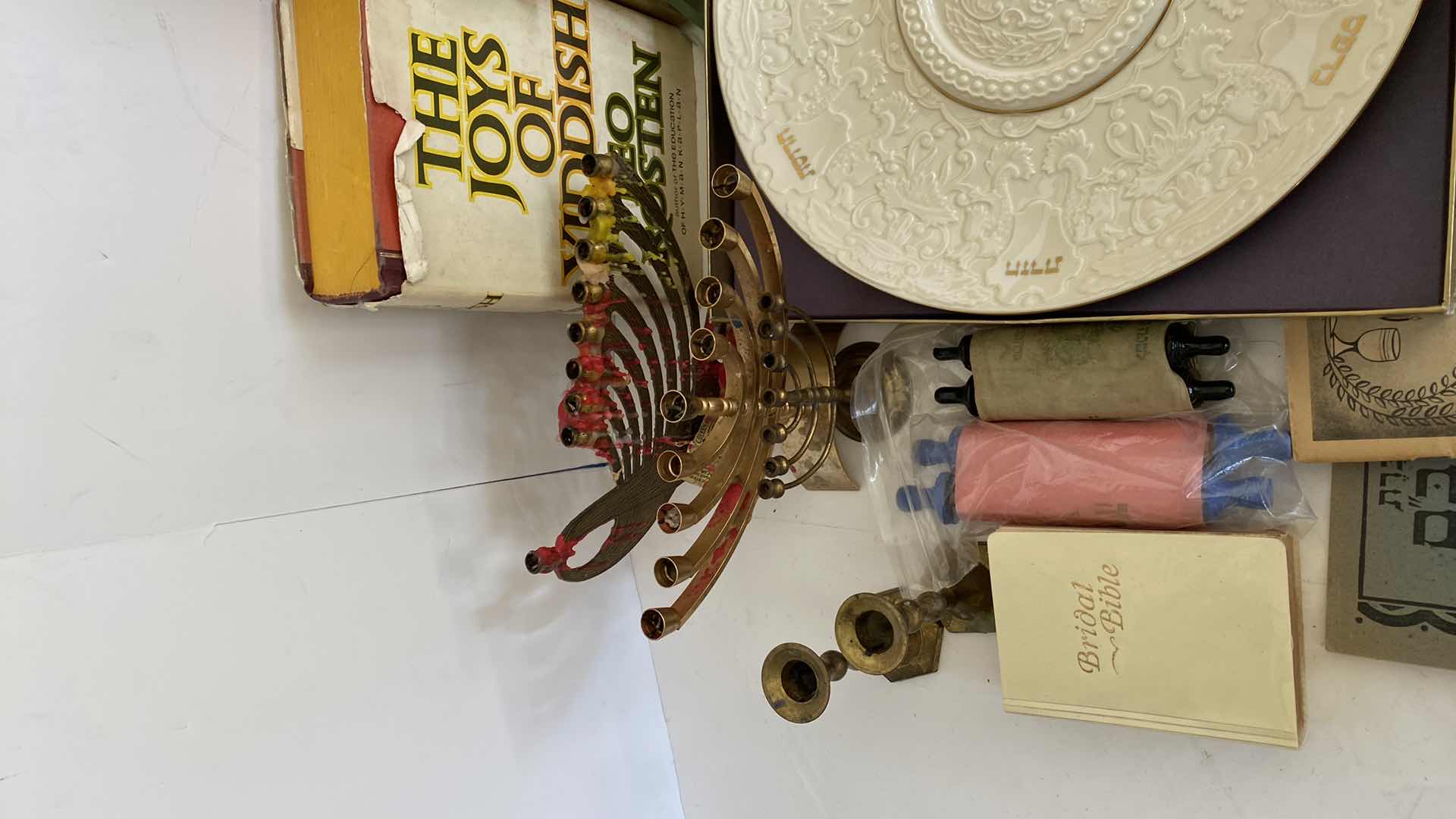 Photo 1 of ASSORTED JEWISH ITEMS