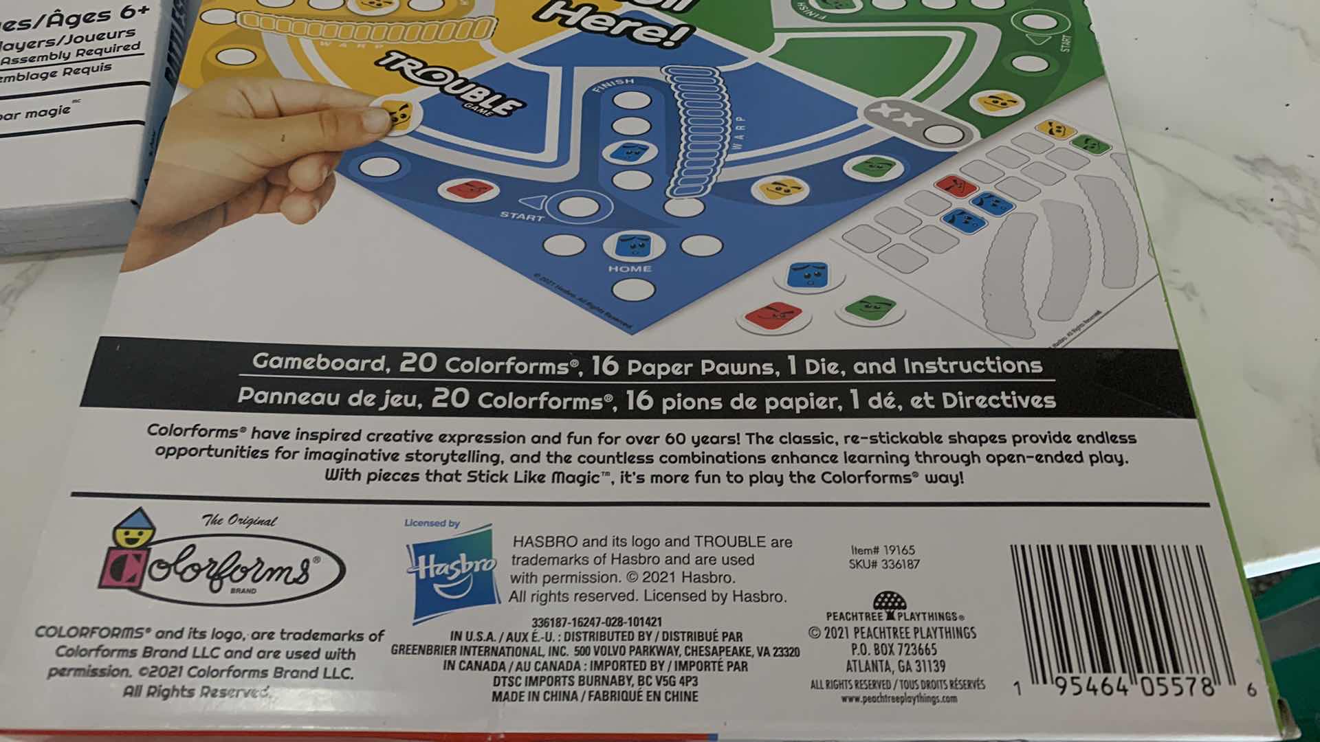 Photo 1 of 6 - COLORFORMS CHILDRENS GAMES