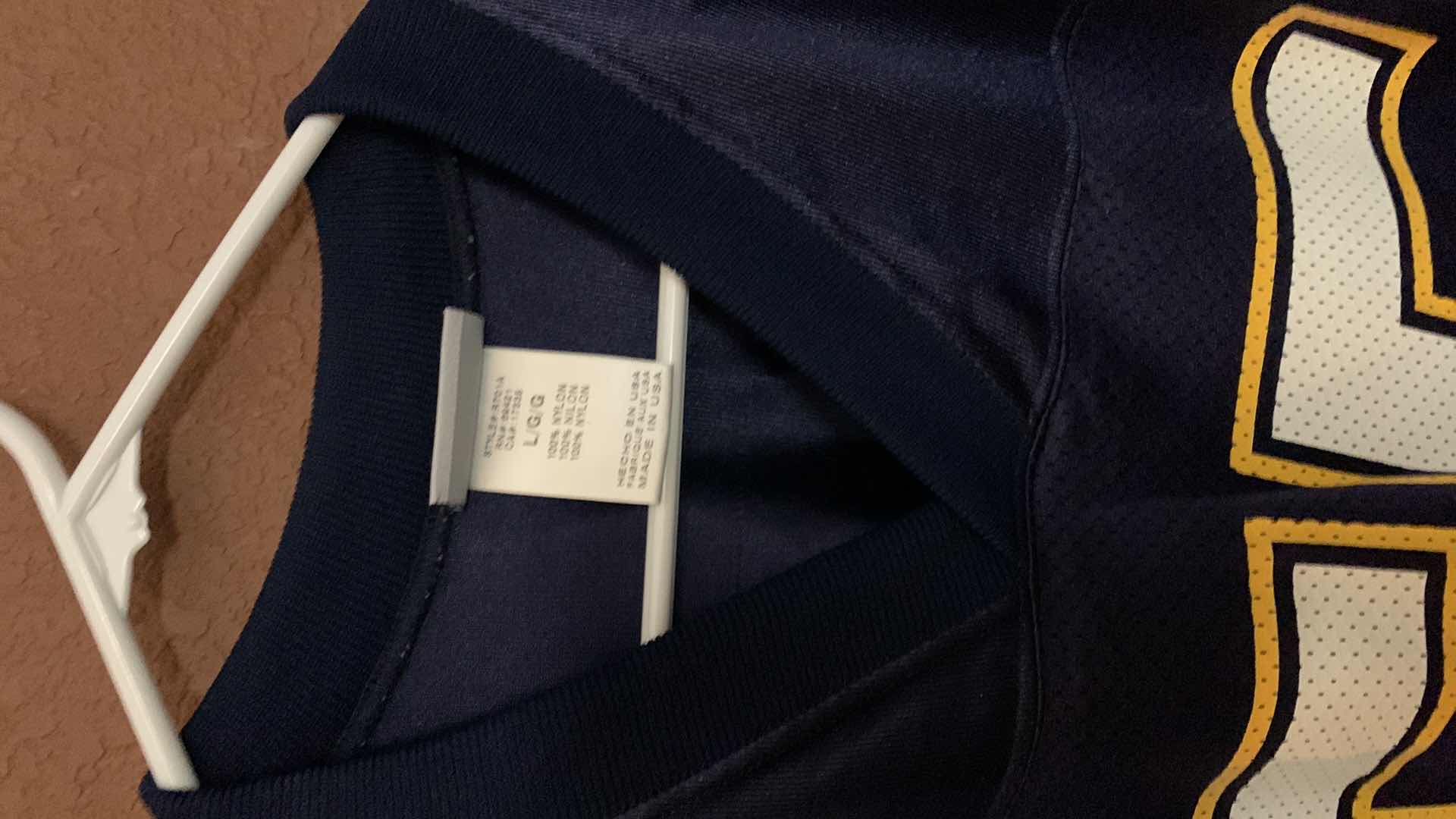 Photo 1 of 2-SAN DIEGO CHARGERS FOOTBALL JERSEY'S 