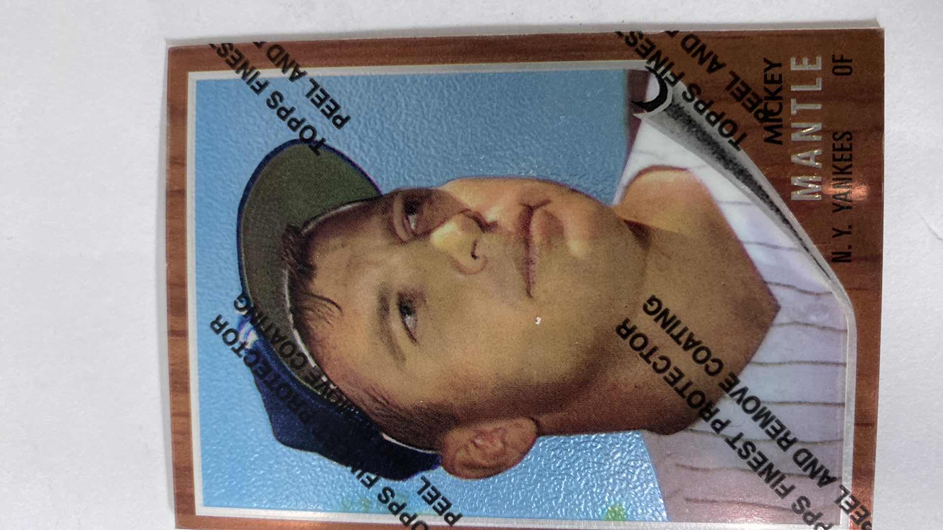 Photo 1 of 11 COLLECTIBLE BASEBALL CARDS (1MICKEY MANTLE)