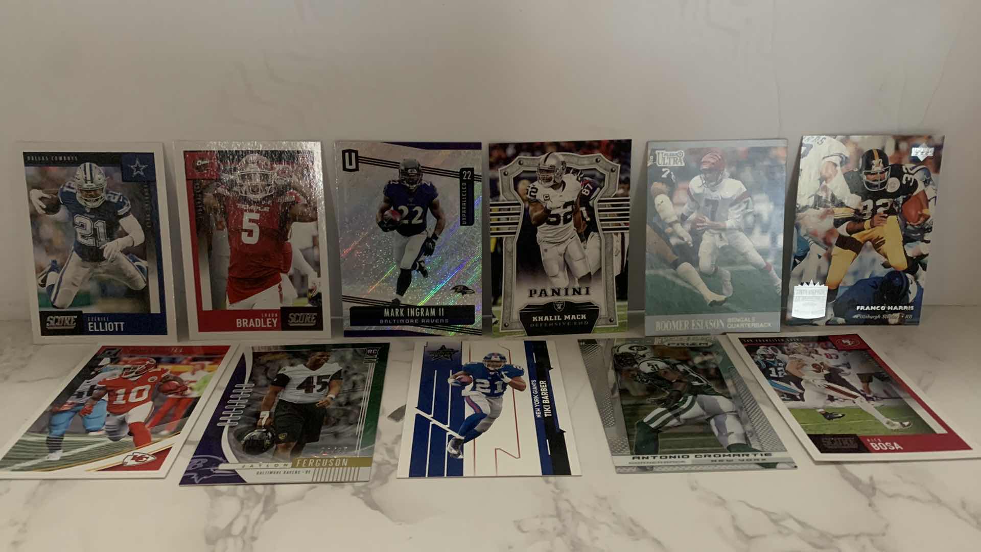 Photo 1 of 11 COLLECTIBLE FOOTBALL CARDS