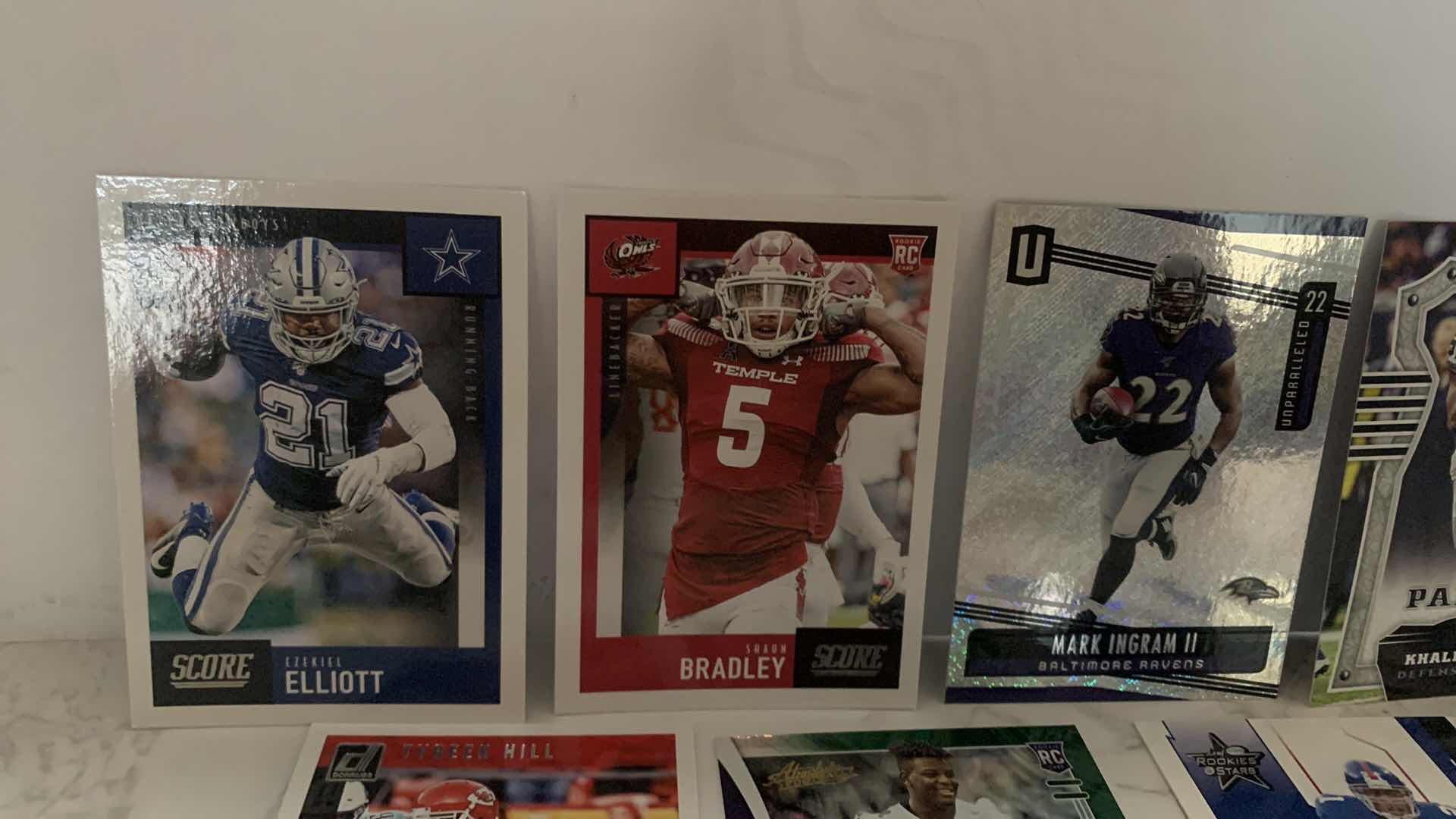 Photo 1 of 11 COLLECTIBLE FOOTBALL CARDS