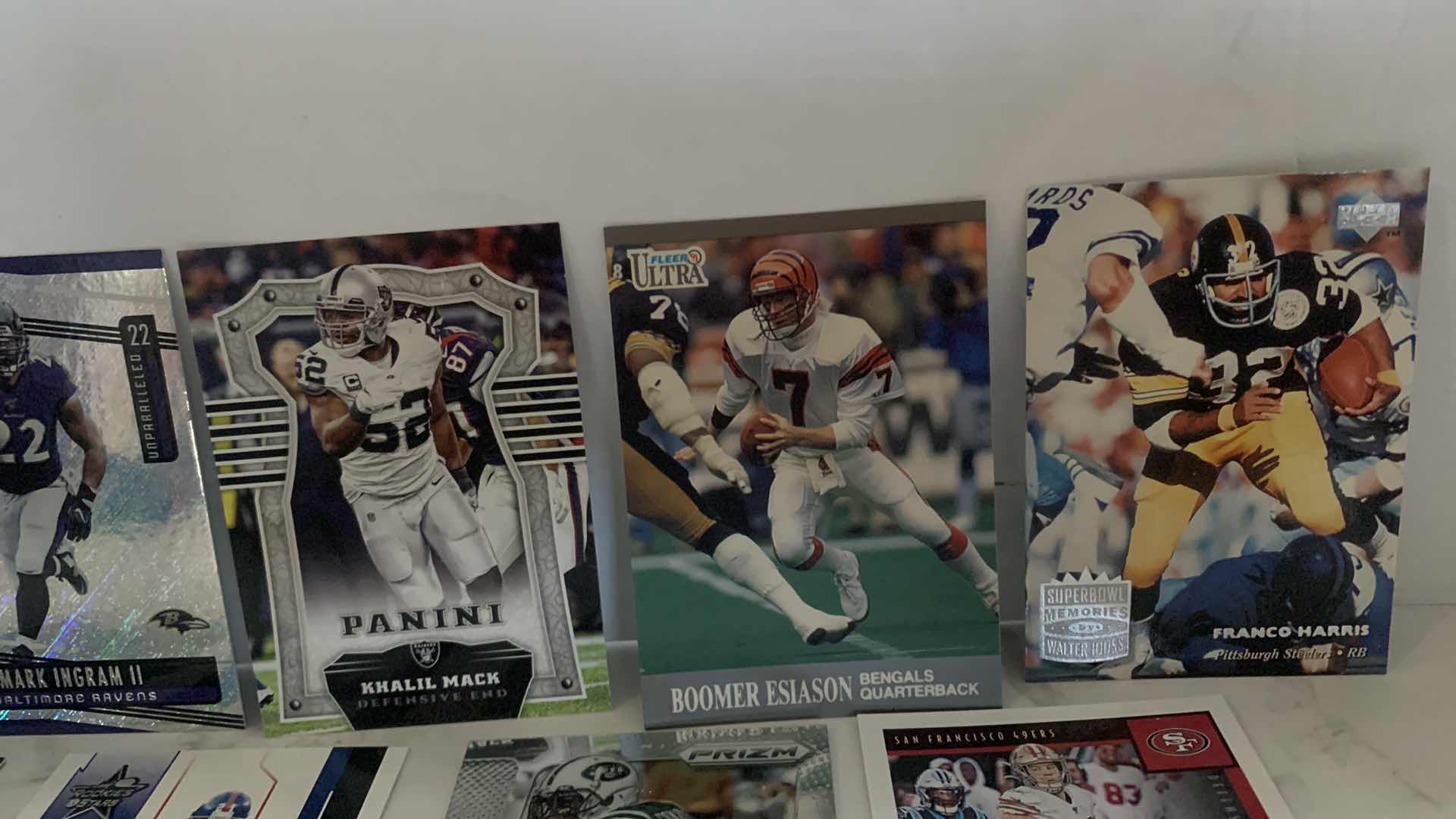 Photo 1 of 11 COLLECTIBLE FOOTBALL CARDS