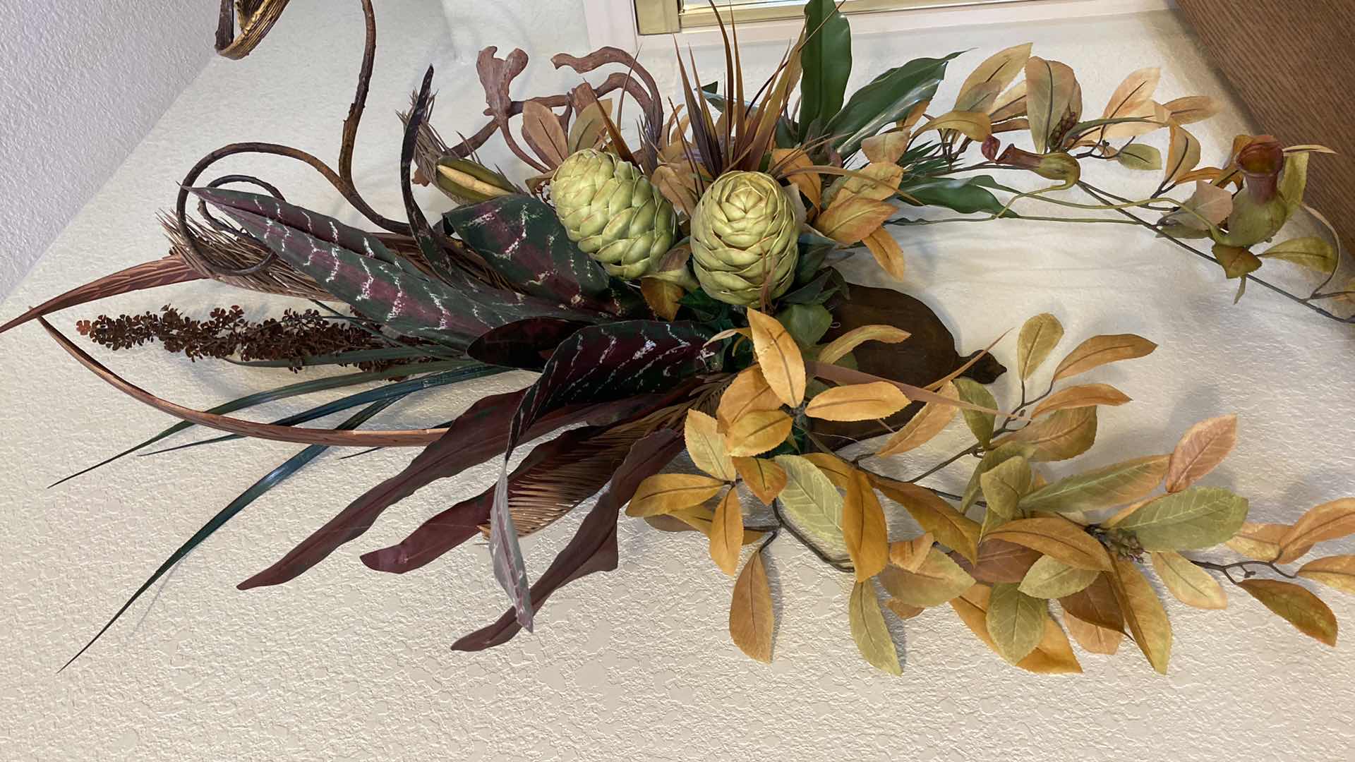 Photo 2 of TROPICAL FAUX FLORAL ARRANGEMENT H46”