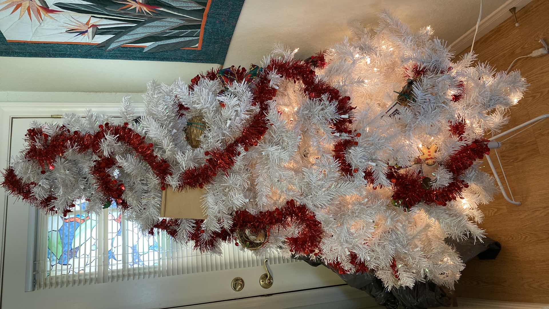 Photo 1 of WHITE FAUX CHRISTMAS TREE 6.5’