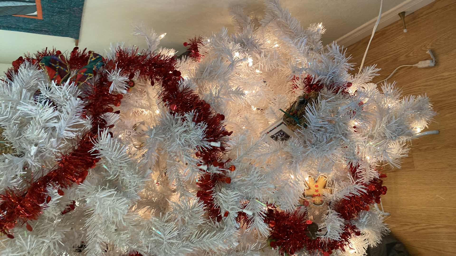 Photo 1 of WHITE FAUX CHRISTMAS TREE 6.5’